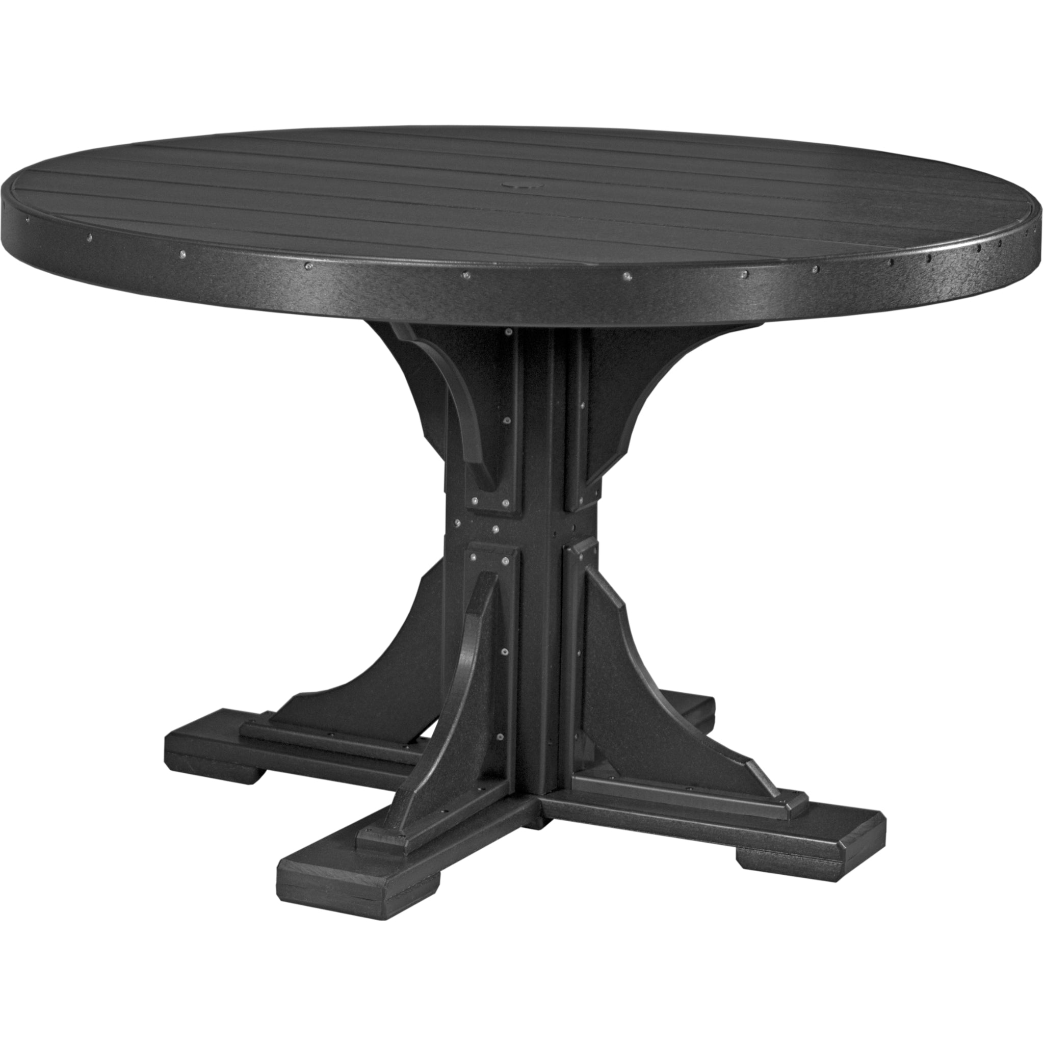 LuxCraft 4′ Round Table – Outdoor Poly Dining Table (P4RT)