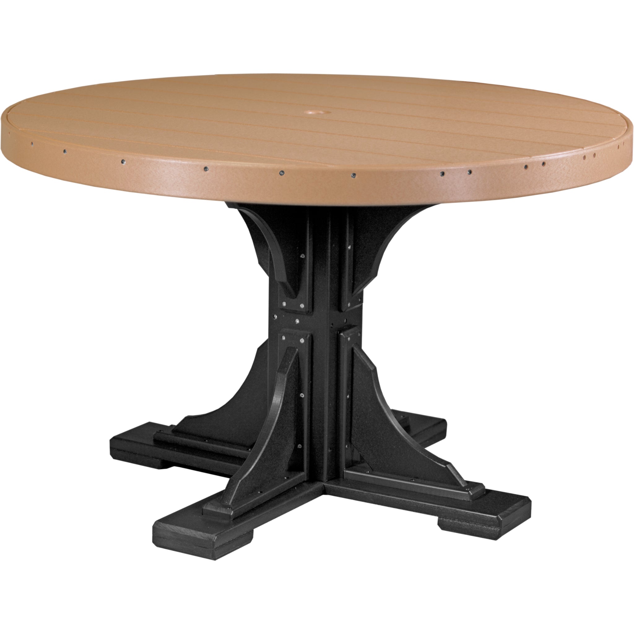LuxCraft 4′ Round Table – Outdoor Poly Dining Table (P4RT)
