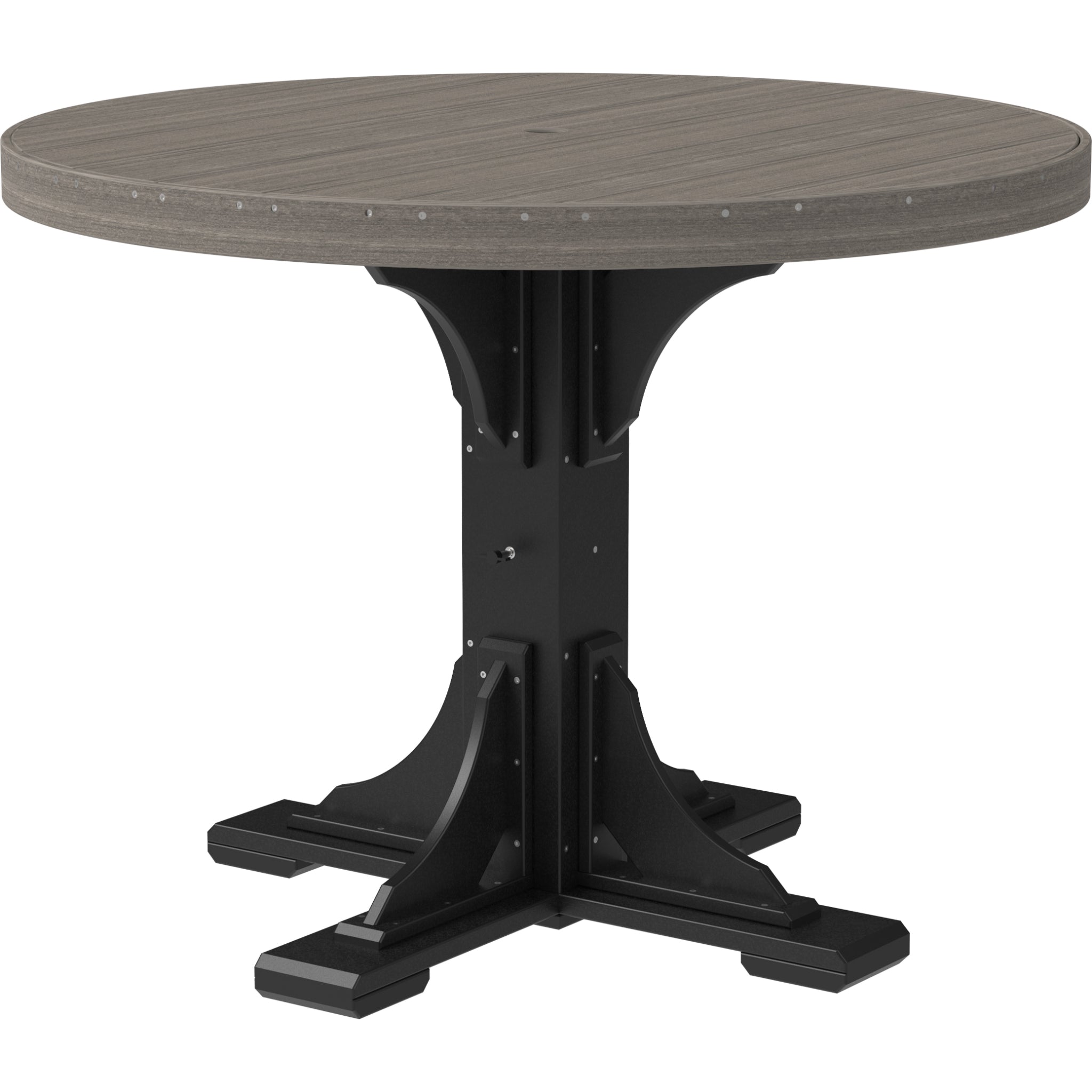 LuxCraft 4′ Round Table – Outdoor Poly Counter Height Table (P4RT)