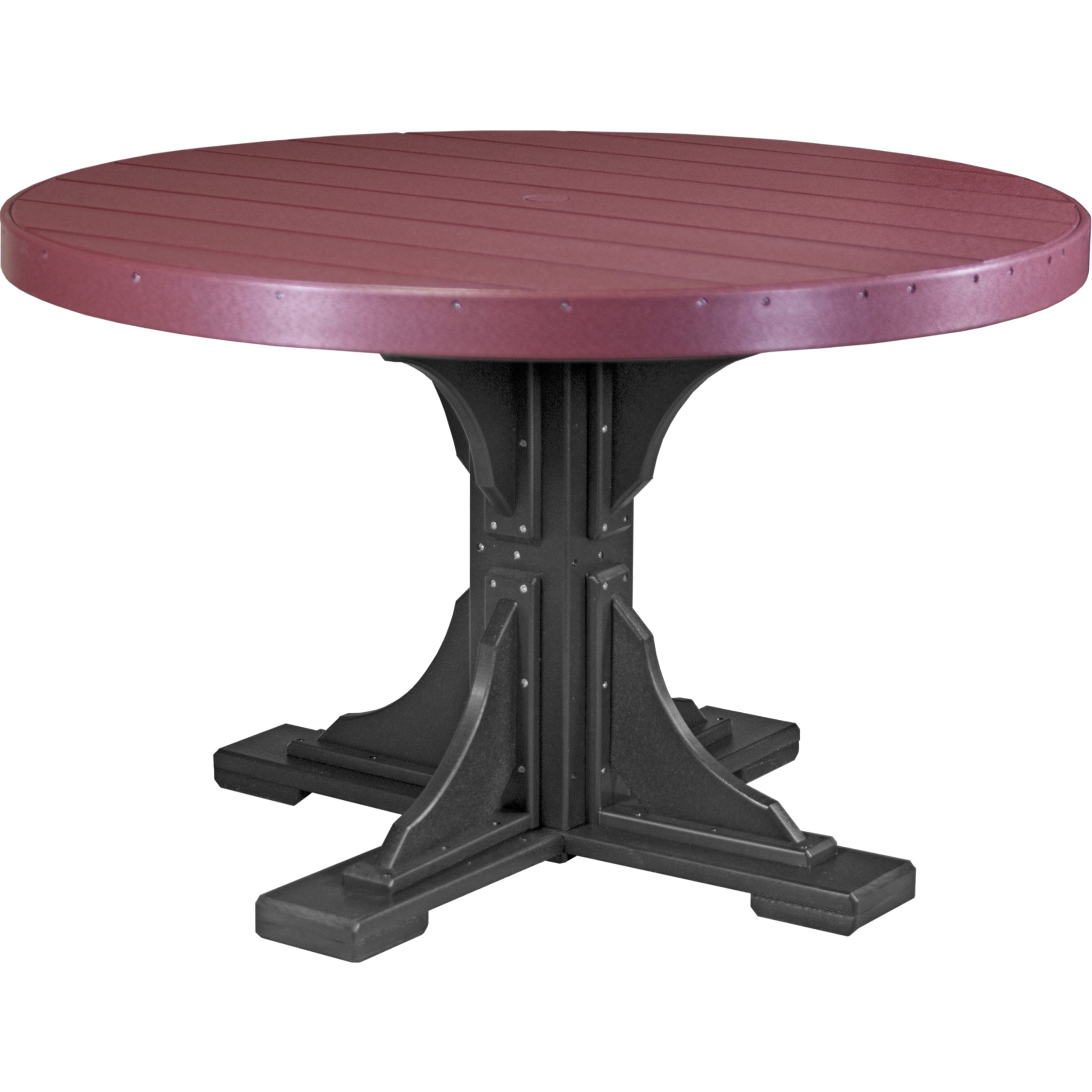 LuxCraft 4′ Round Table – Outdoor Poly Dining Table (P4RT)
