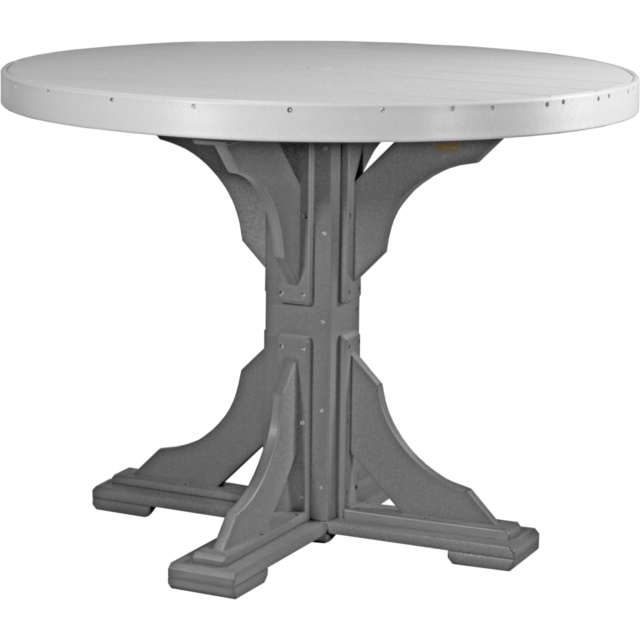 LuxCraft 4′ Round Table – Outdoor Poly Counter Height Table (P4RT)