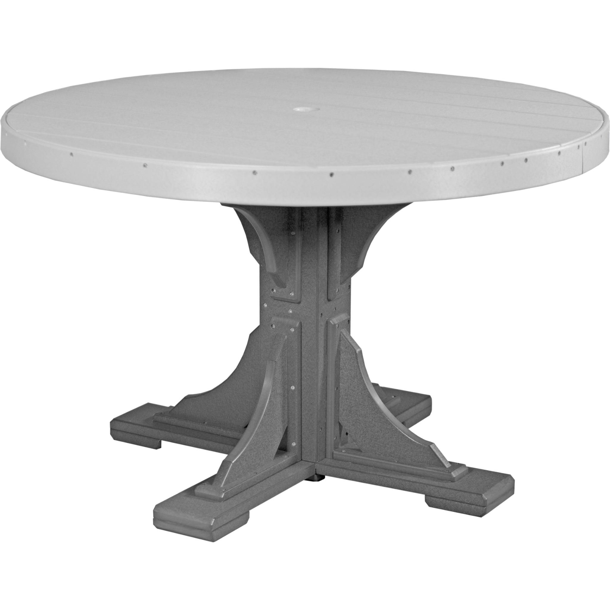 LuxCraft 4′ Round Table – Outdoor Poly Dining Table (P4RT)