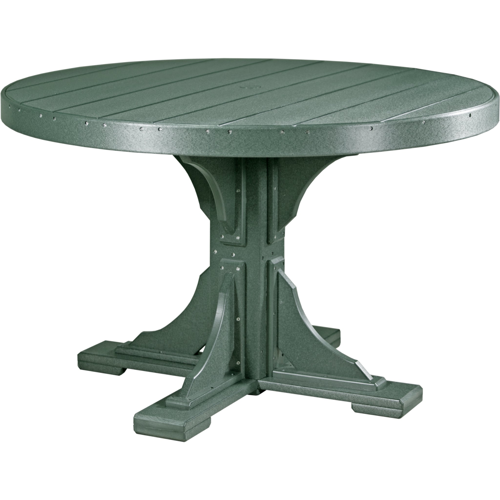 LuxCraft 4′ Round Table – Outdoor Poly Dining Table (P4RT)