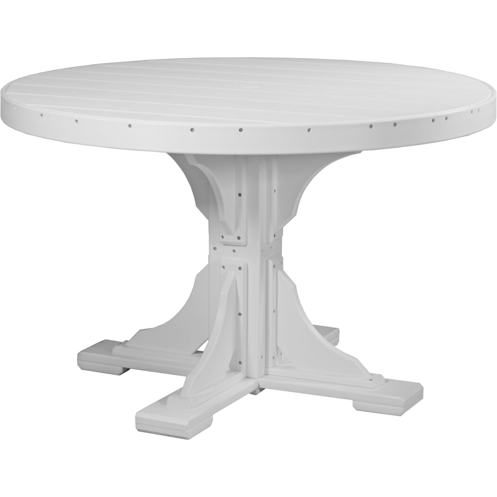 LuxCraft 4′ Round Table – Outdoor Poly Dining Table (P4RT)