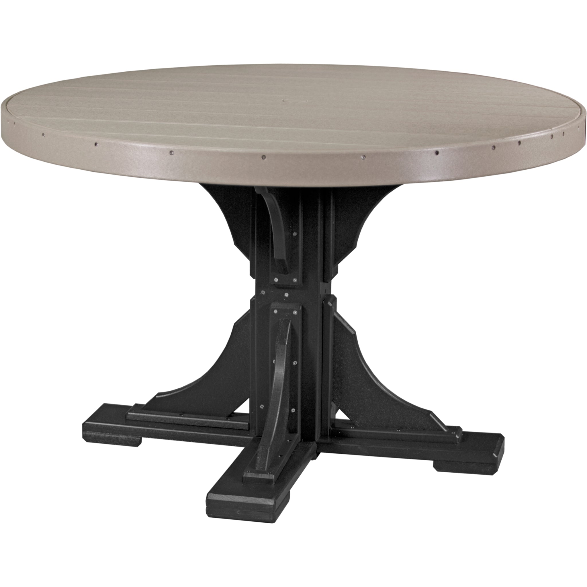 LuxCraft 4′ Round Table – Outdoor Poly Dining Table (P4RT)