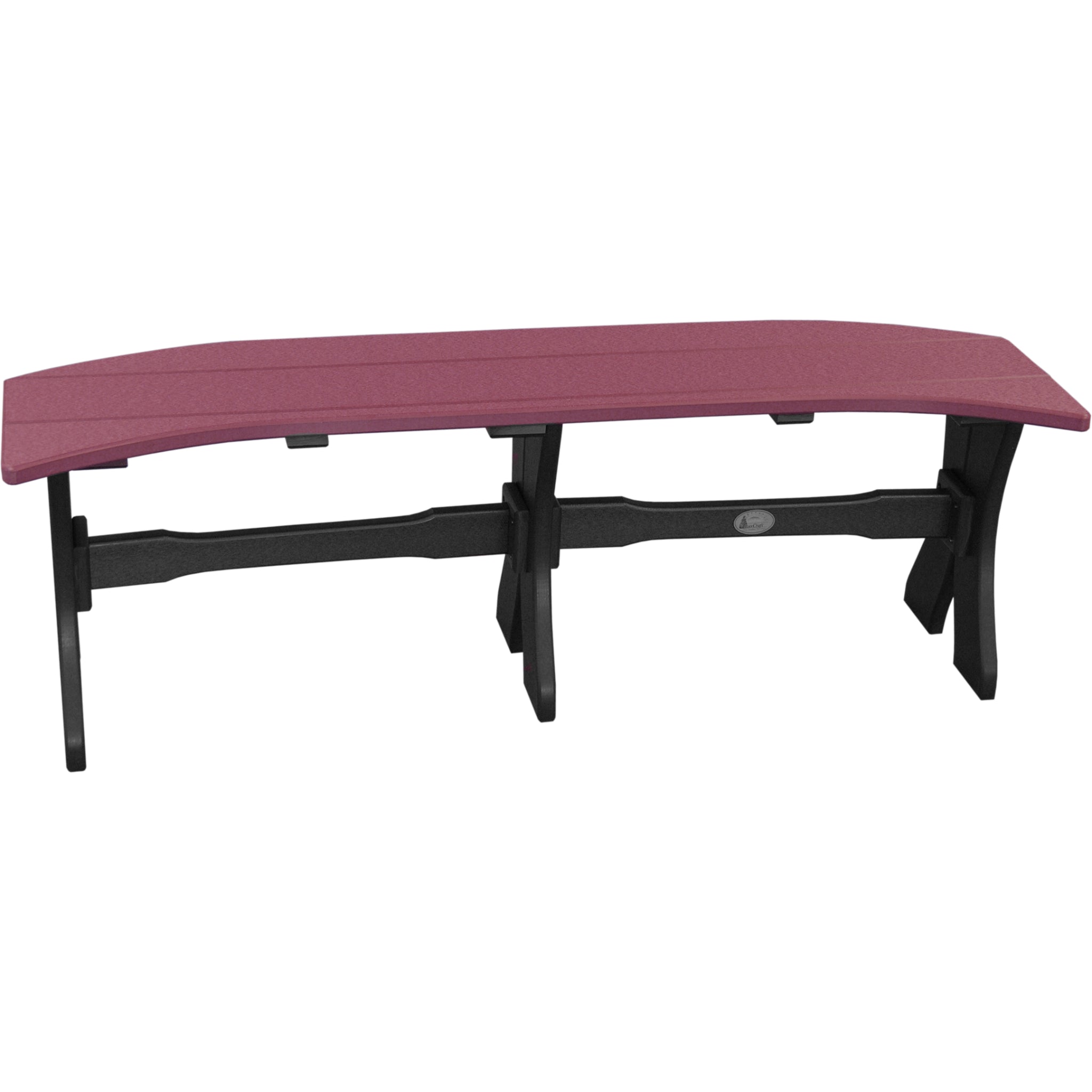 LuxCraft 52″ Table Bench – Outdoor Poly Patio Bench (P52TB)