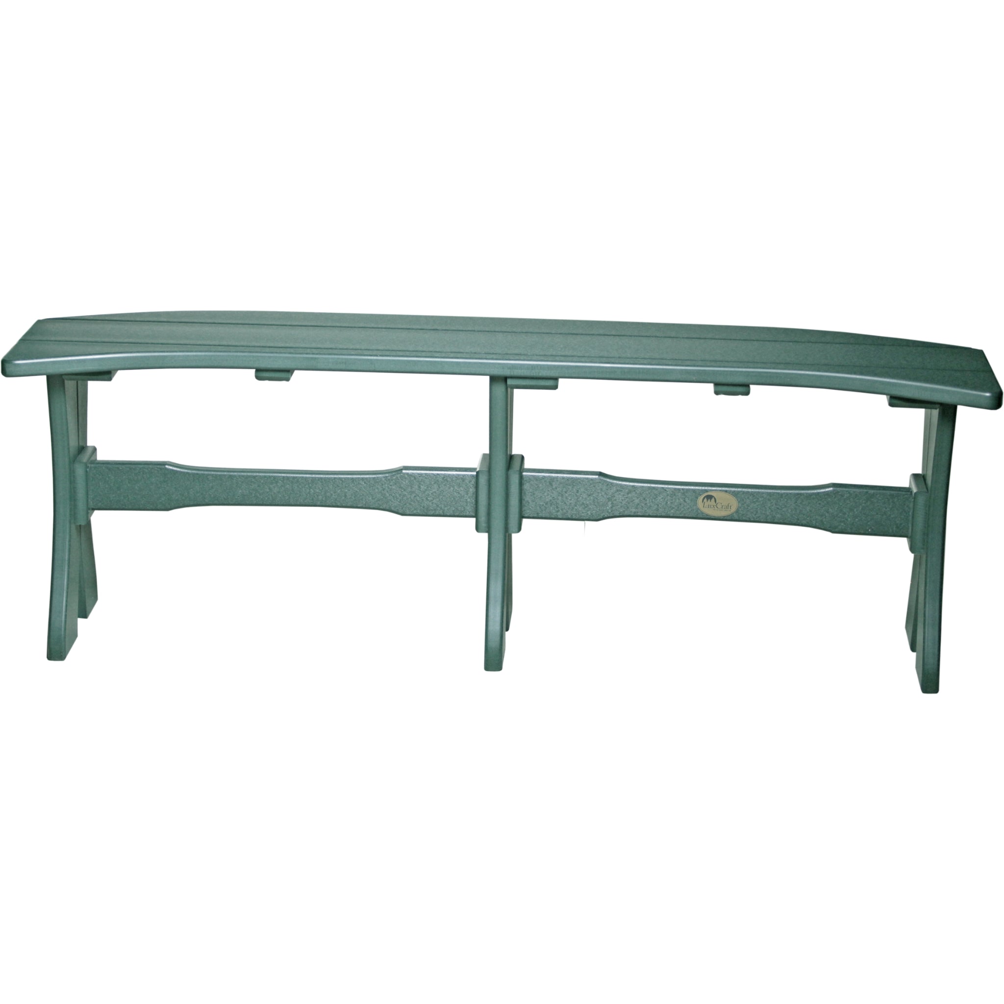 LuxCraft 52″ Table Bench – Outdoor Poly Patio Bench (P52TB)