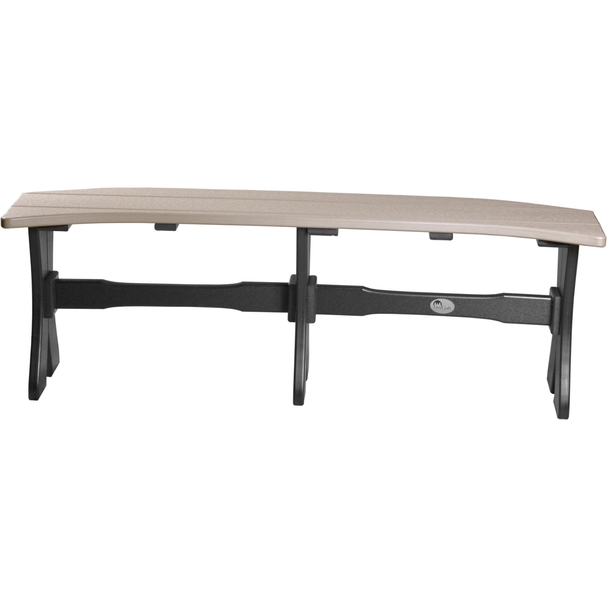 LuxCraft 52″ Table Bench – Outdoor Poly Patio Bench (P52TB)
