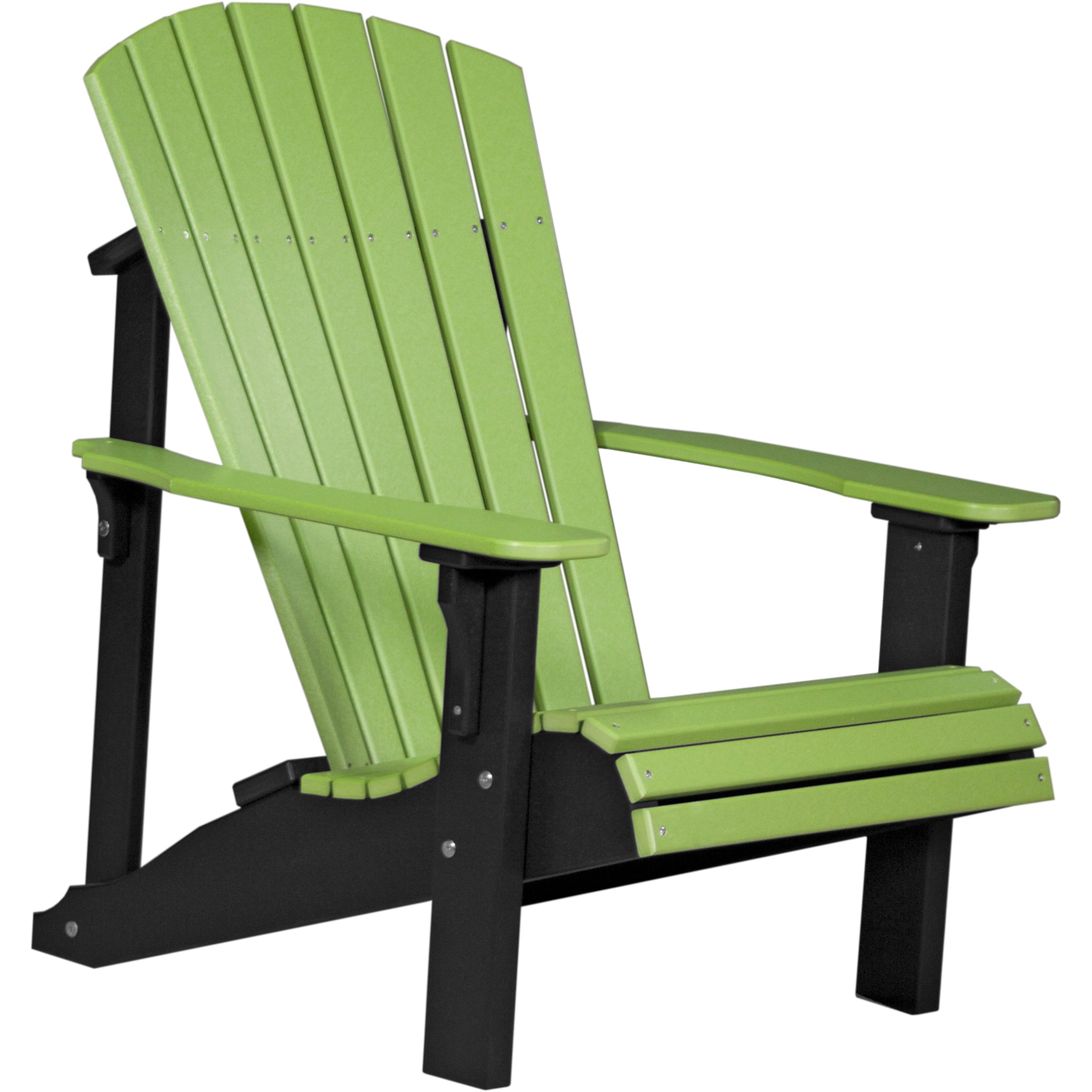 LuxCraft Deluxe Adirondack Chair – Outdoor Poly Lounge Chair (PDAC)
