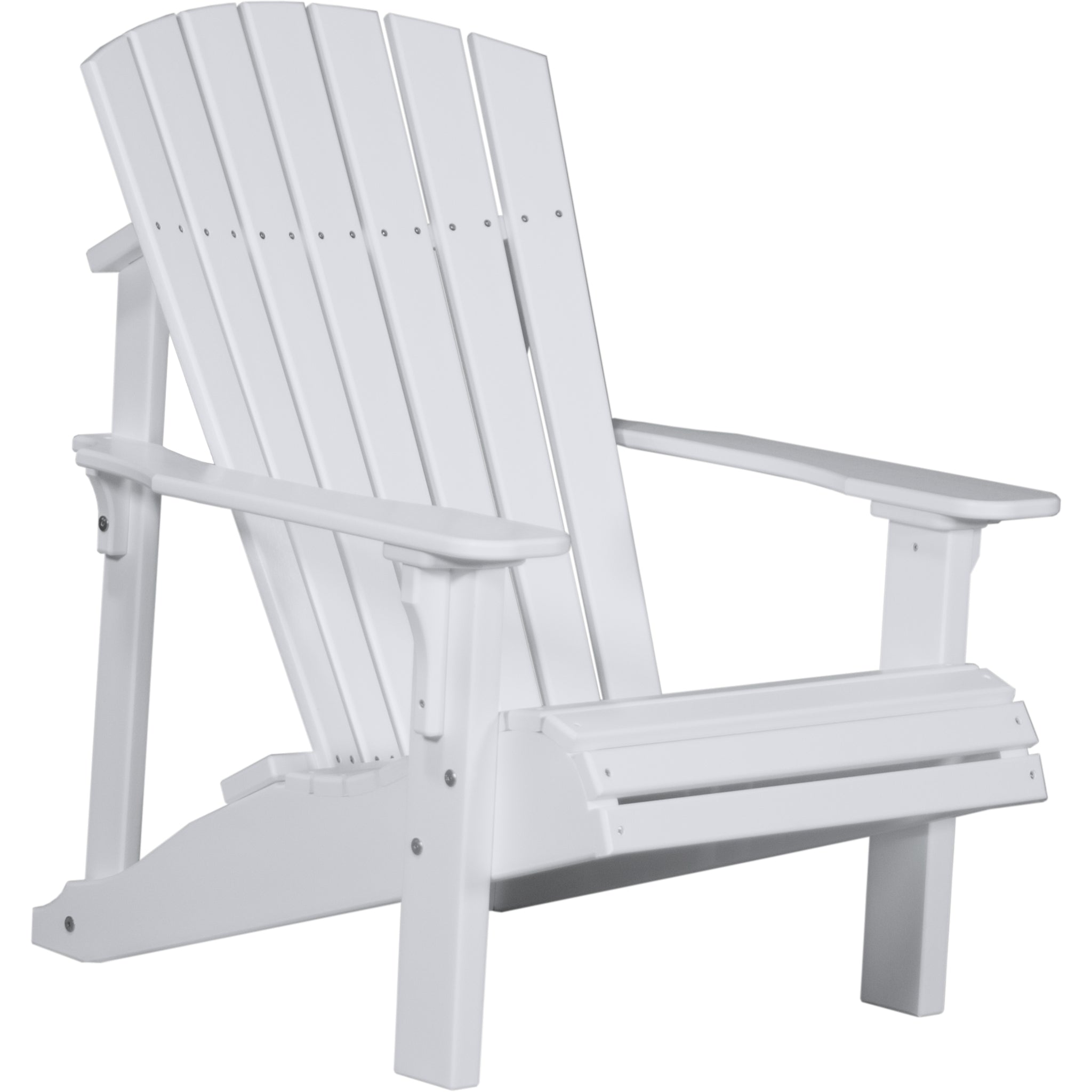 LuxCraft Deluxe Adirondack Chair – Outdoor Poly Lounge Chair (PDAC)