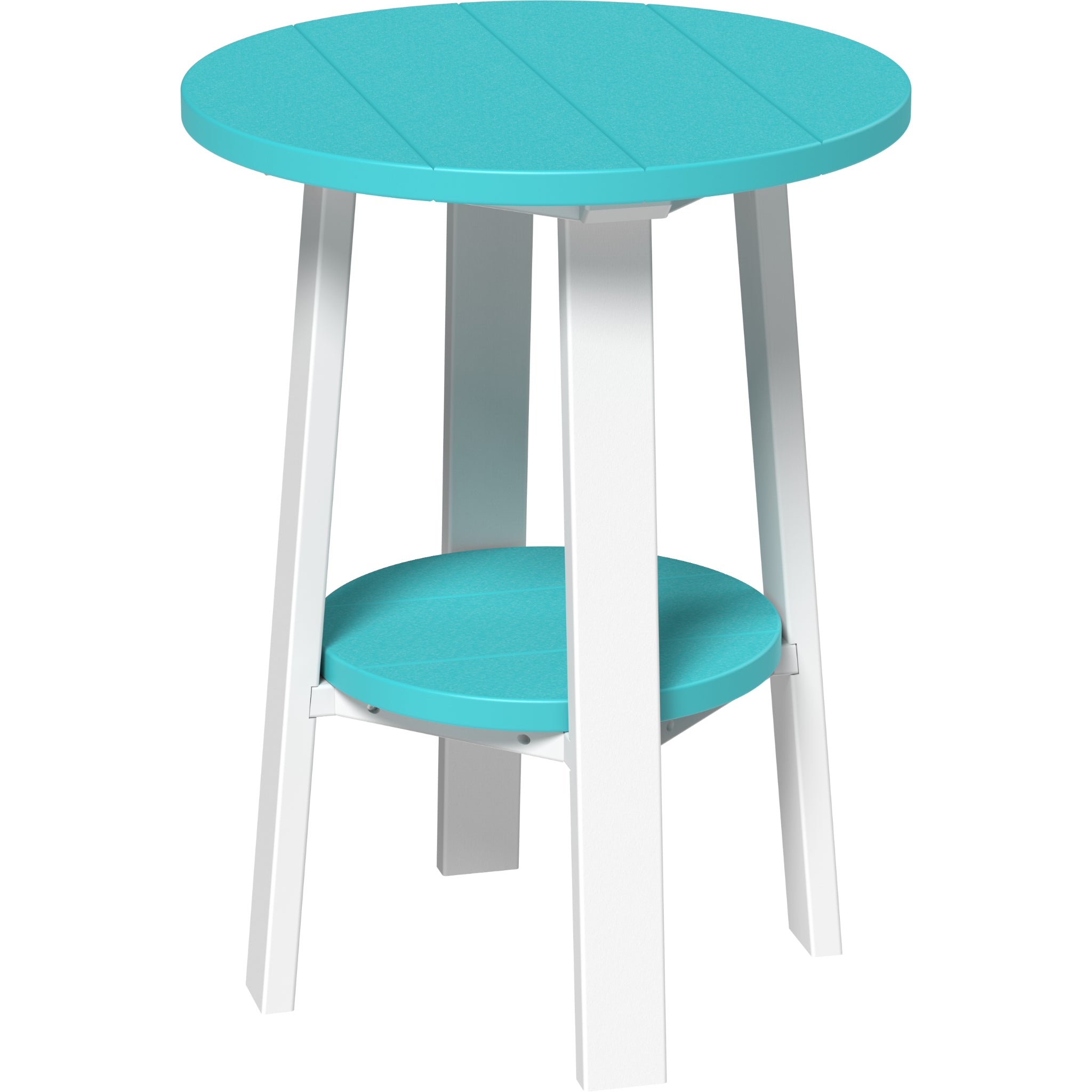 LuxCraft Deluxe 28″ End Table – Outdoor Poly Patio Side Table (PDET28)