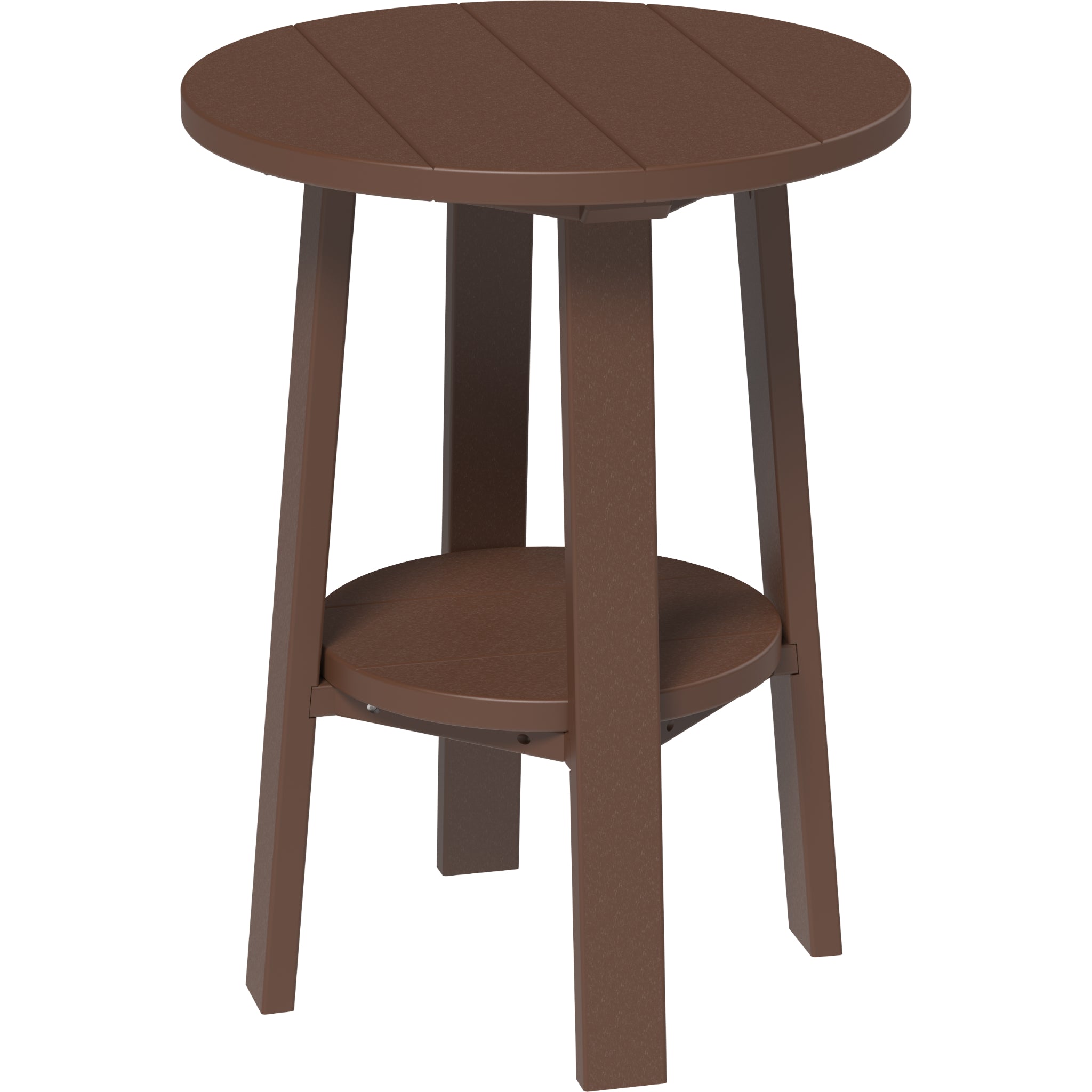 LuxCraft Deluxe 28″ End Table – Outdoor Poly Patio Side Table (PDET28)