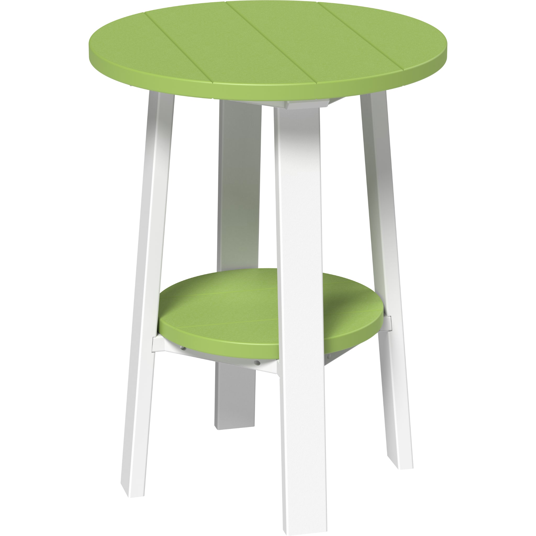 LuxCraft Deluxe 28″ End Table – Outdoor Poly Patio Side Table (PDET28)