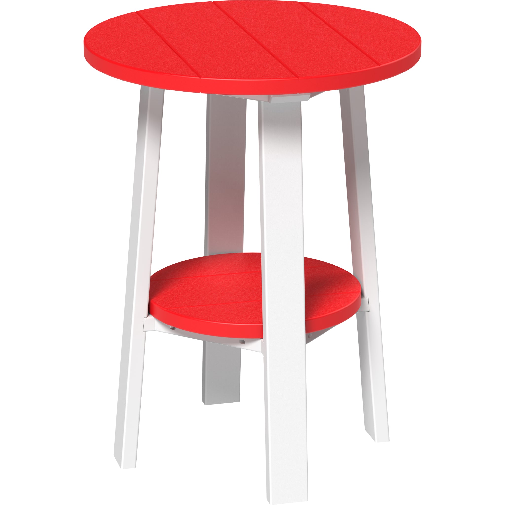 LuxCraft Deluxe 28″ End Table – Outdoor Poly Patio Side Table (PDET28)