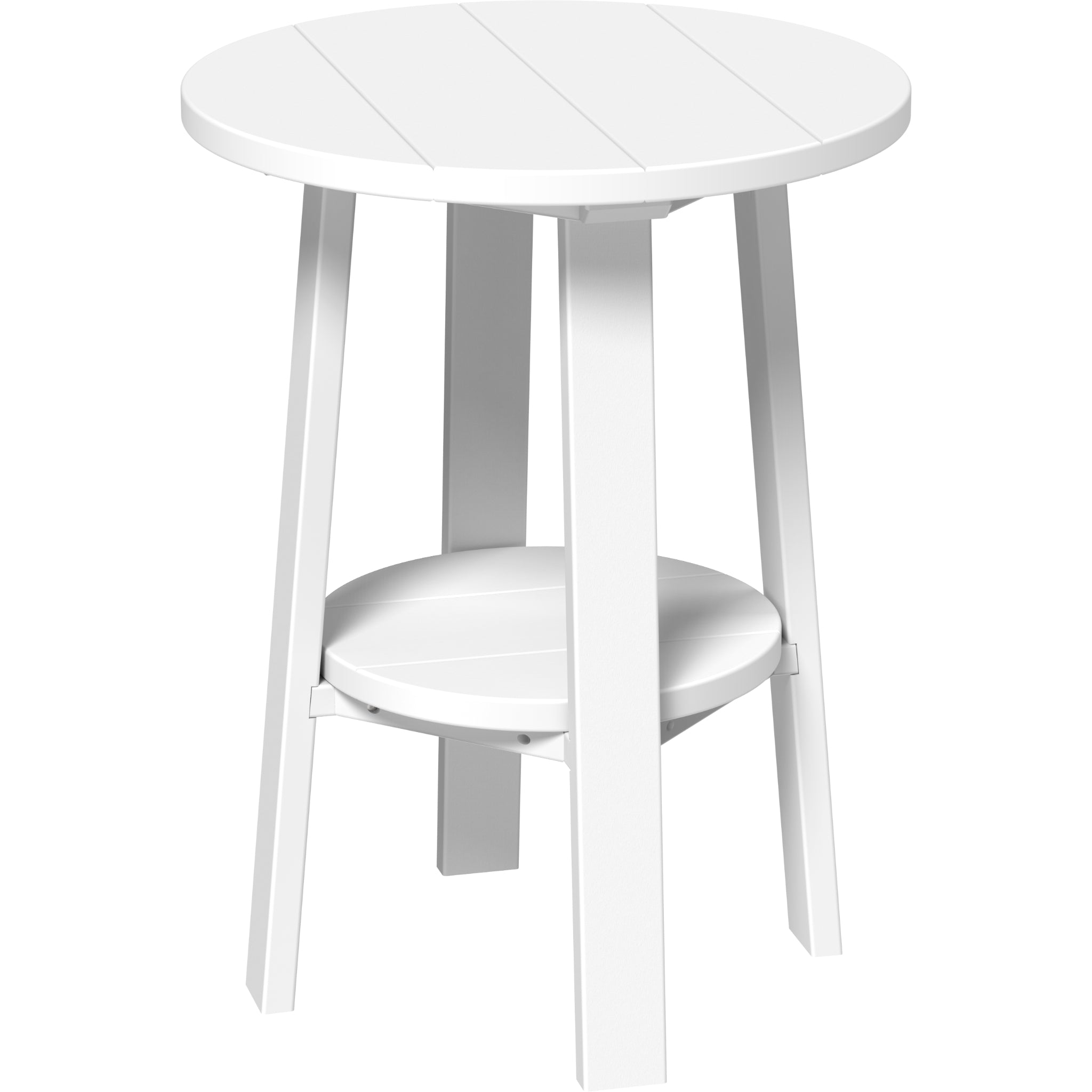 LuxCraft Deluxe 28″ End Table – Outdoor Poly Patio Side Table (PDET28)