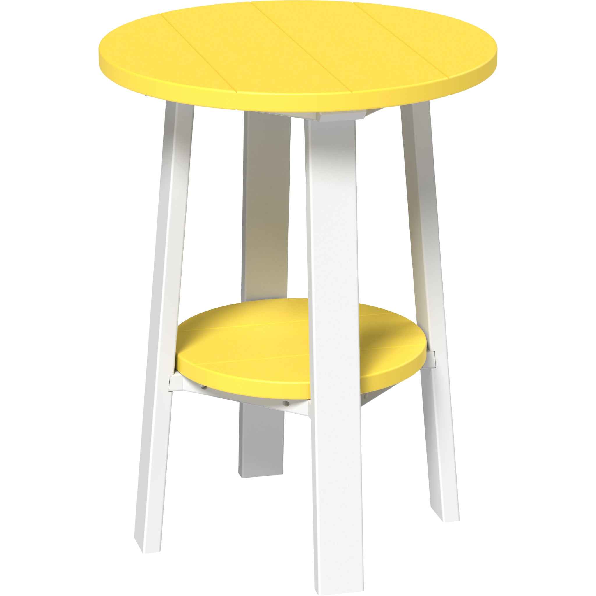 LuxCraft Deluxe 28″ End Table – Outdoor Poly Patio Side Table (PDET28)