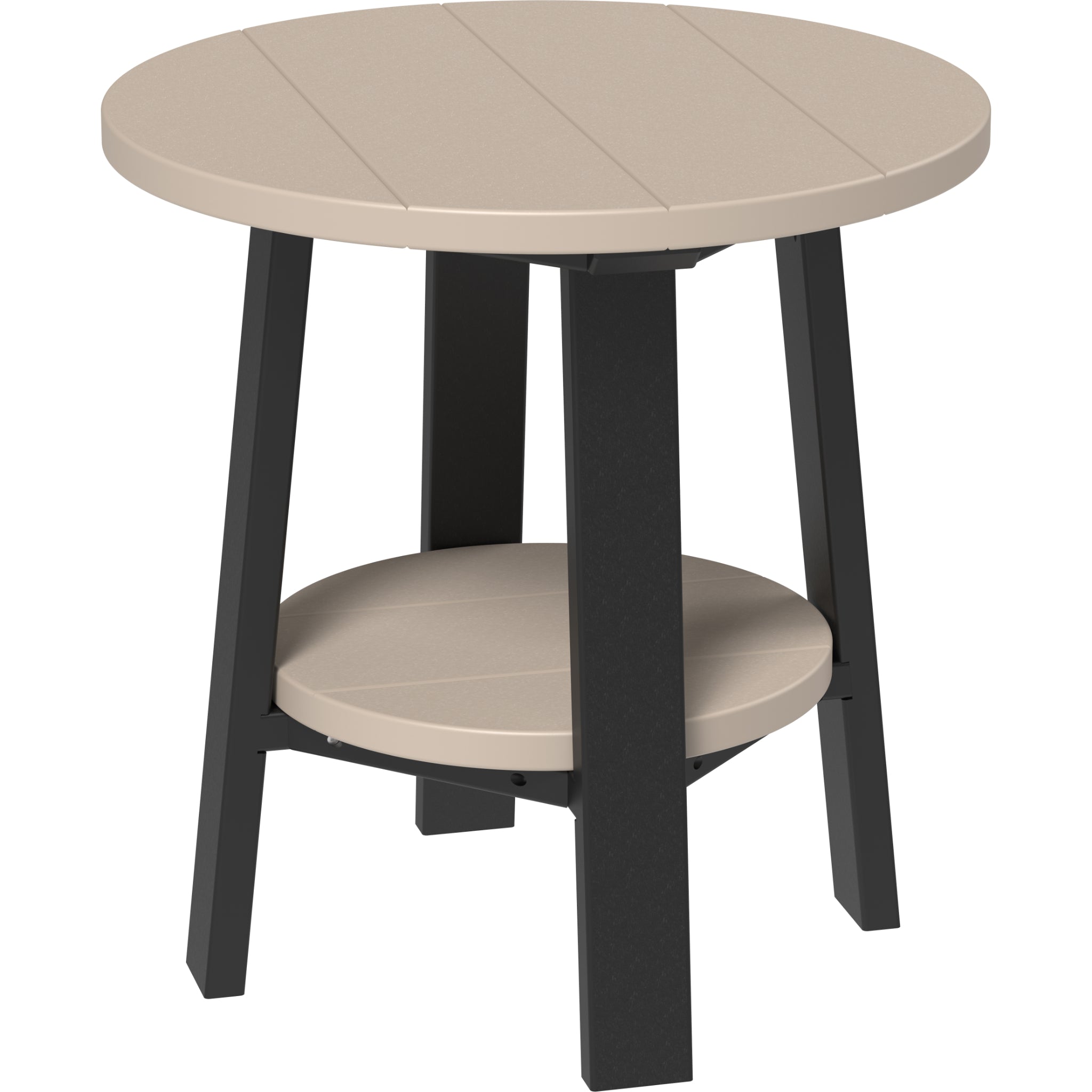 LuxCraft Deluxe End Table – Outdoor Poly Patio Side Table (PDET)
