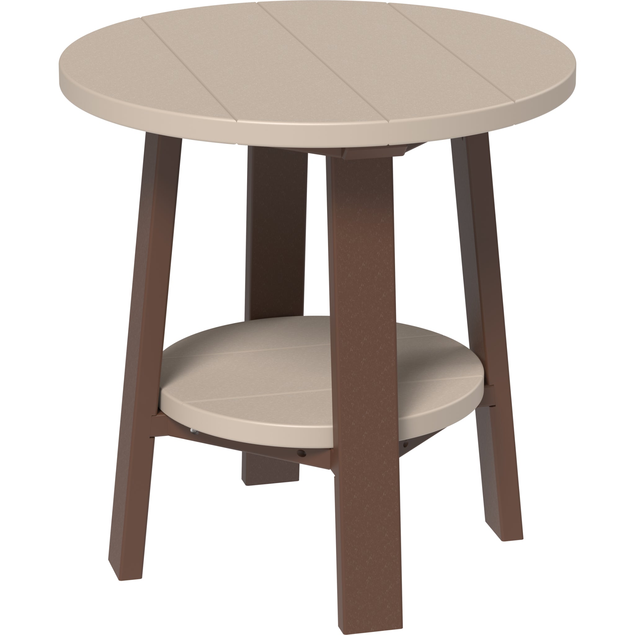 LuxCraft Deluxe End Table – Outdoor Poly Patio Side Table (PDET)
