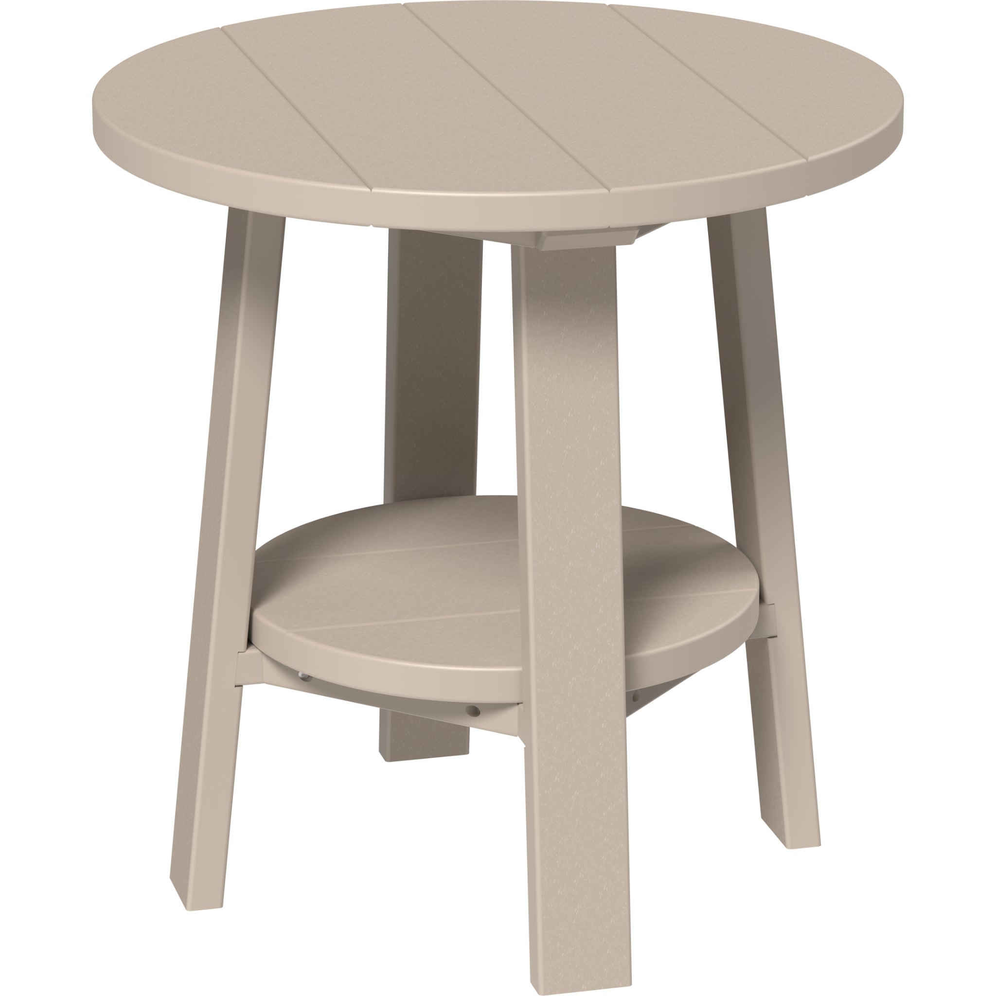 LuxCraft Deluxe End Table – Outdoor Poly Patio Side Table (PDET)