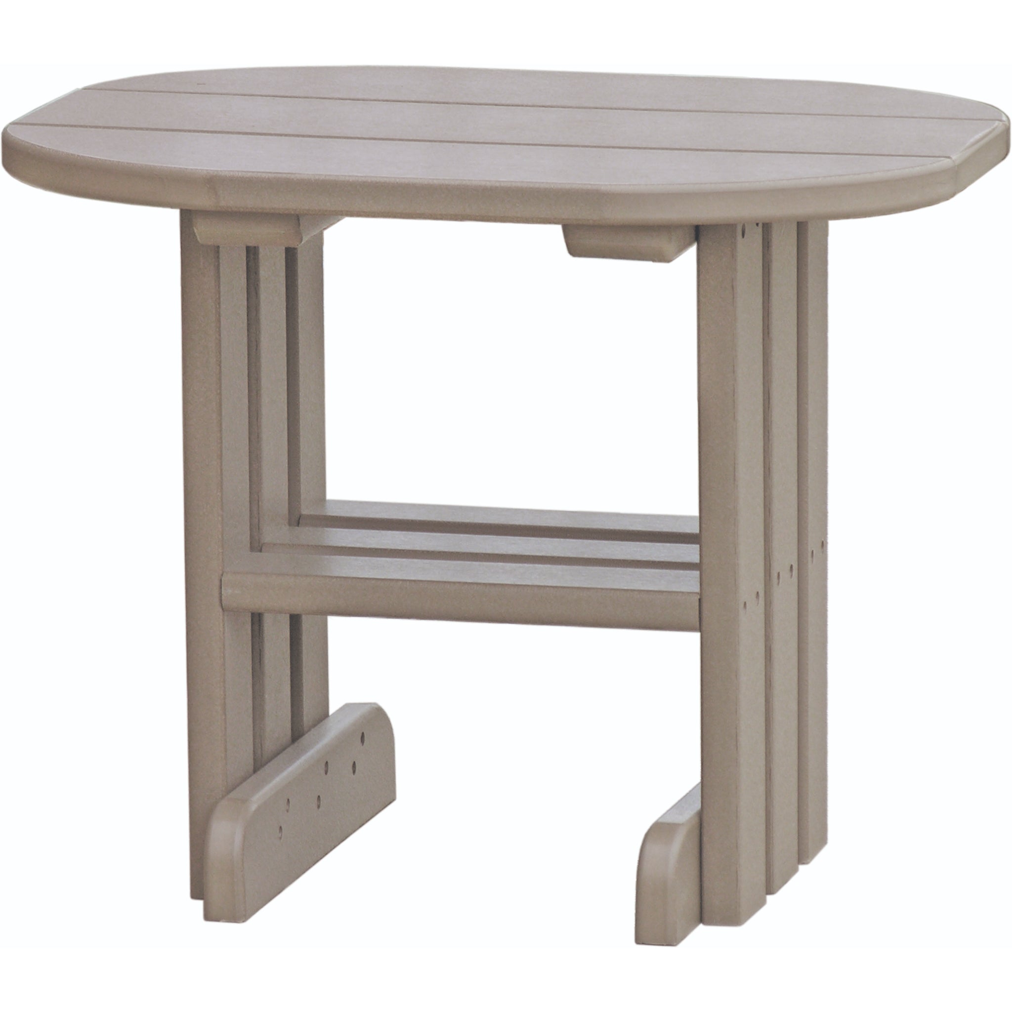 LuxCraft End Table – Outdoor Poly Patio Side Table (PET)