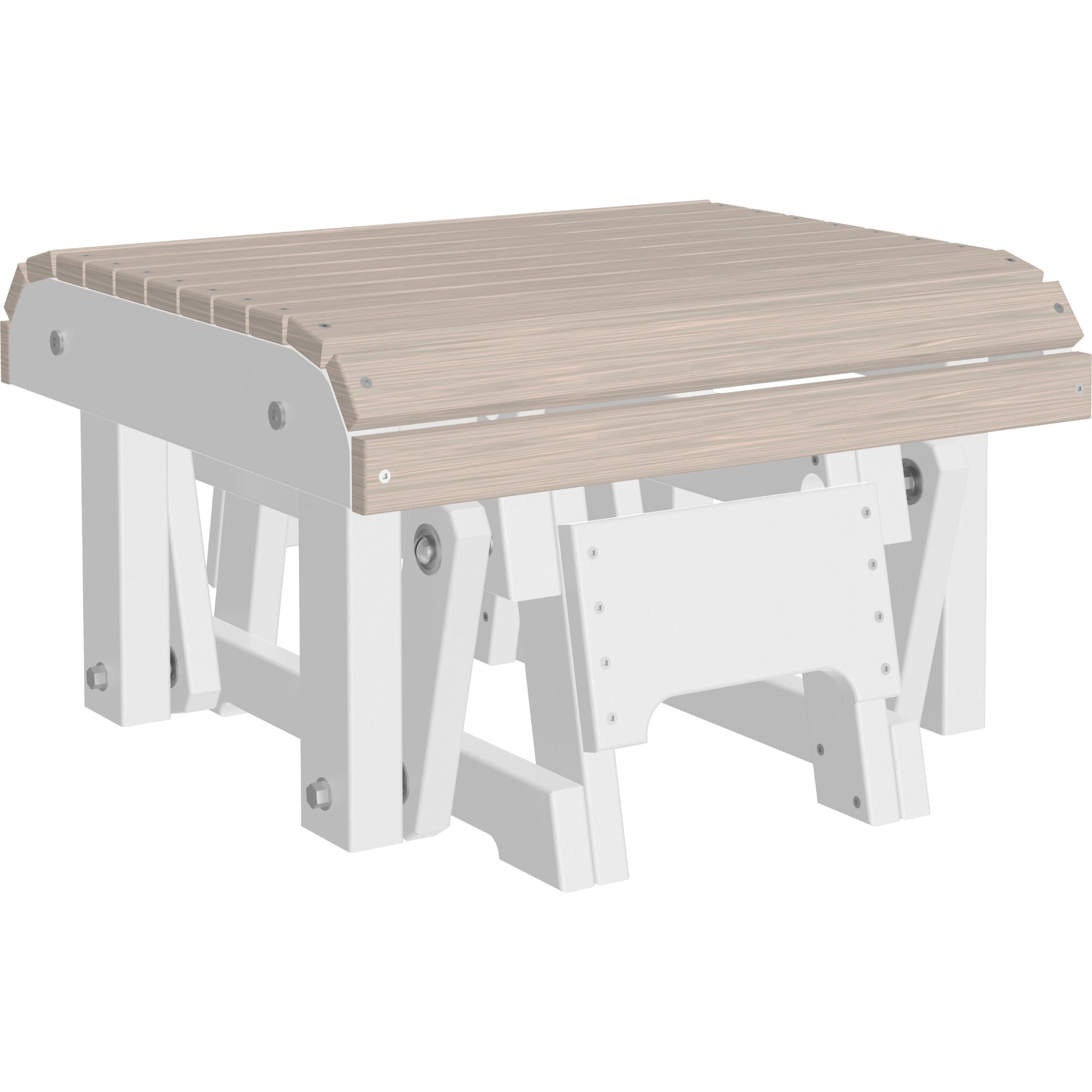 LuxCraft Glider Footrest – Outdoor Poly Patio Footrest (PGF)
