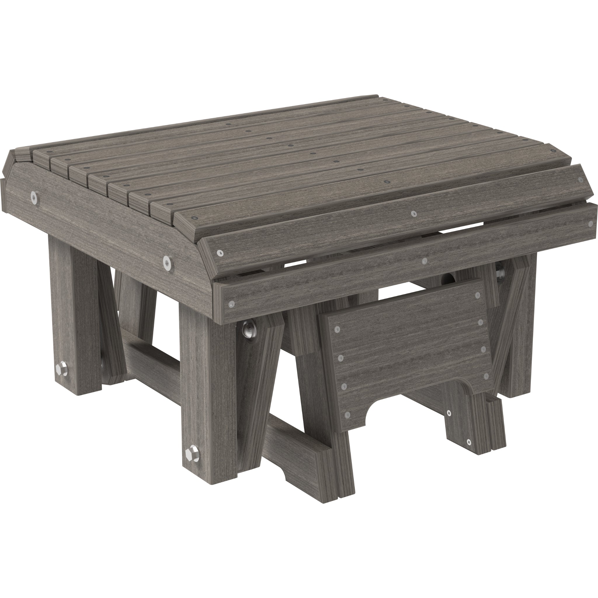 LuxCraft Glider Footrest – Outdoor Poly Patio Footrest (PGF)