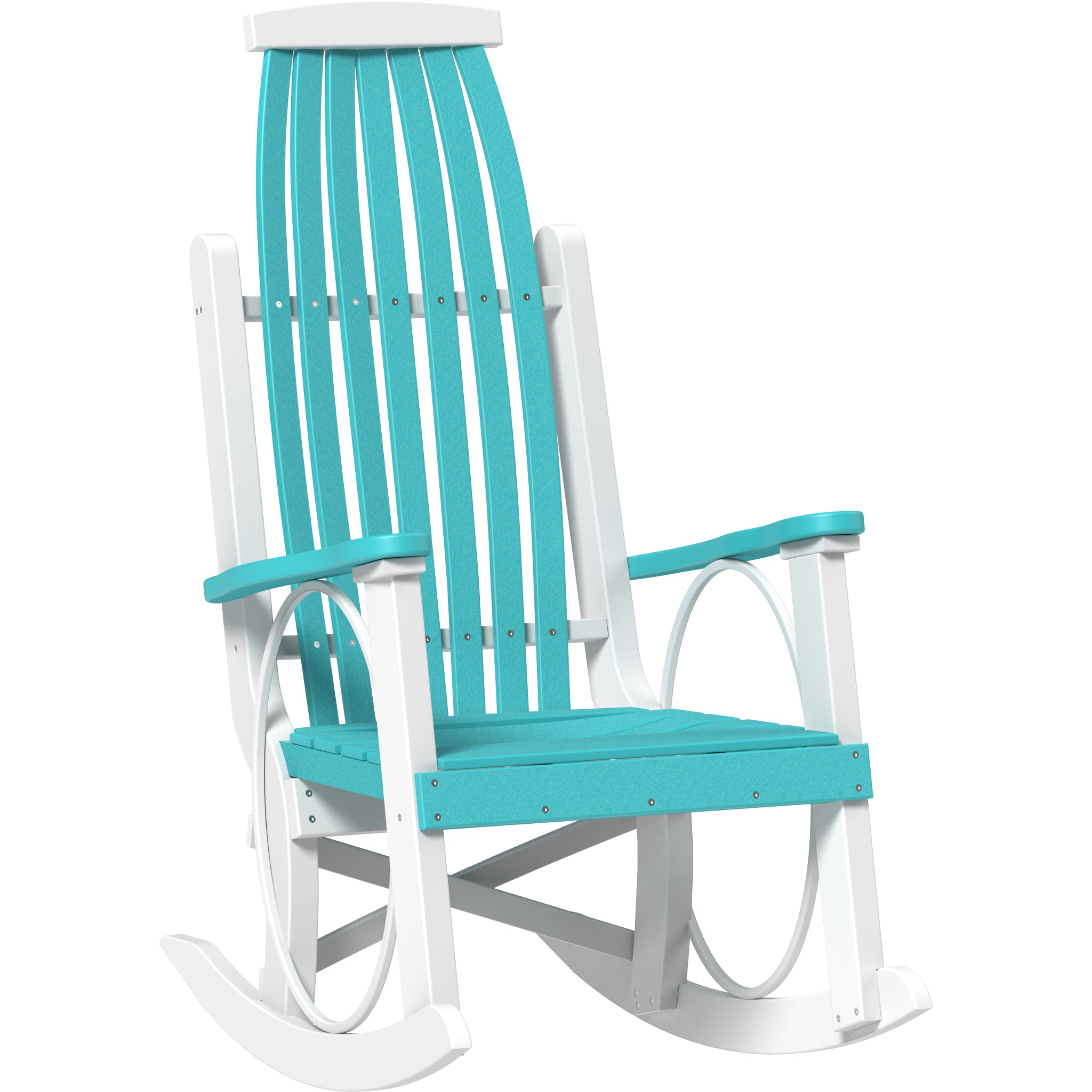 LuxCraft Grandpa’s Rocker – Outdoor Poly Rocking Chair (PGR)
