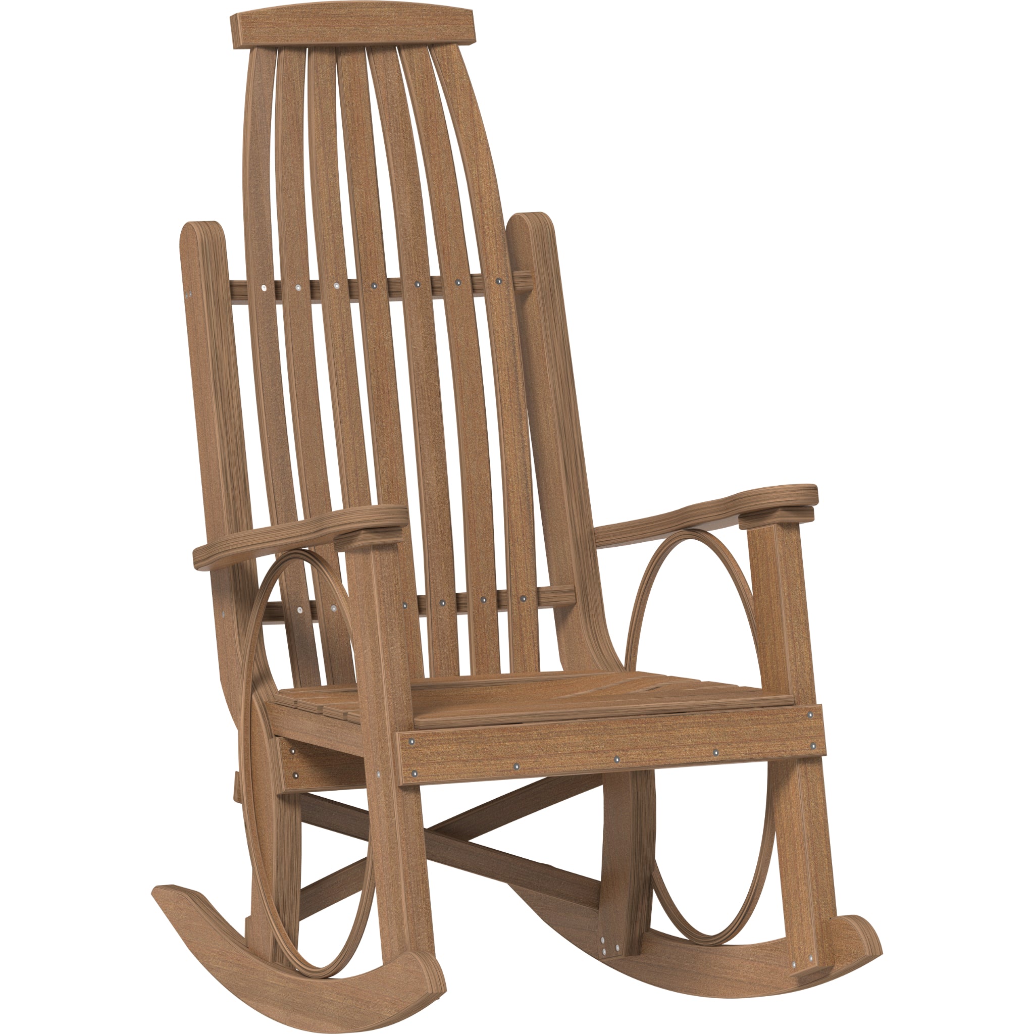 LuxCraft Grandpa’s Rocker – Outdoor Poly Rocking Chair (PGR)