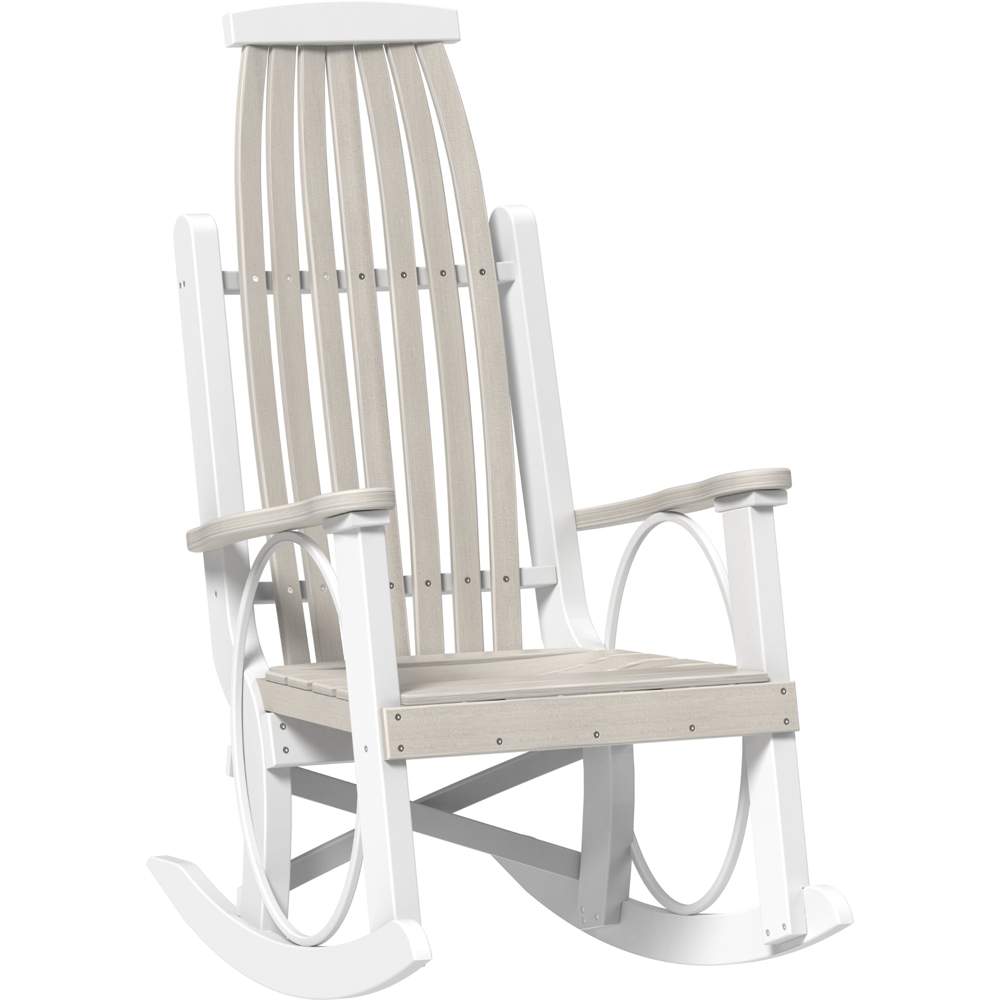 LuxCraft Grandpa’s Rocker – Outdoor Poly Rocking Chair (PGR)
