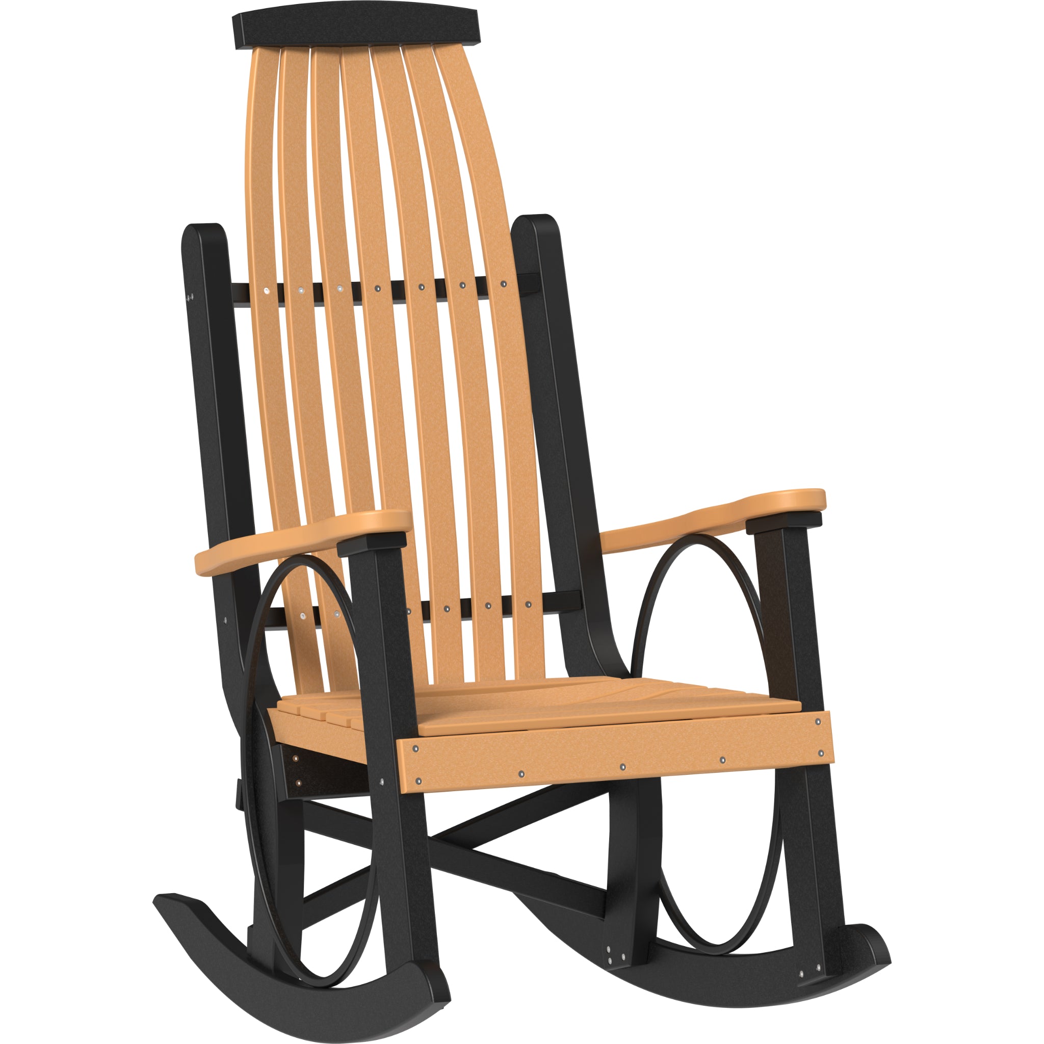 LuxCraft Grandpa’s Rocker – Outdoor Poly Rocking Chair (PGR)