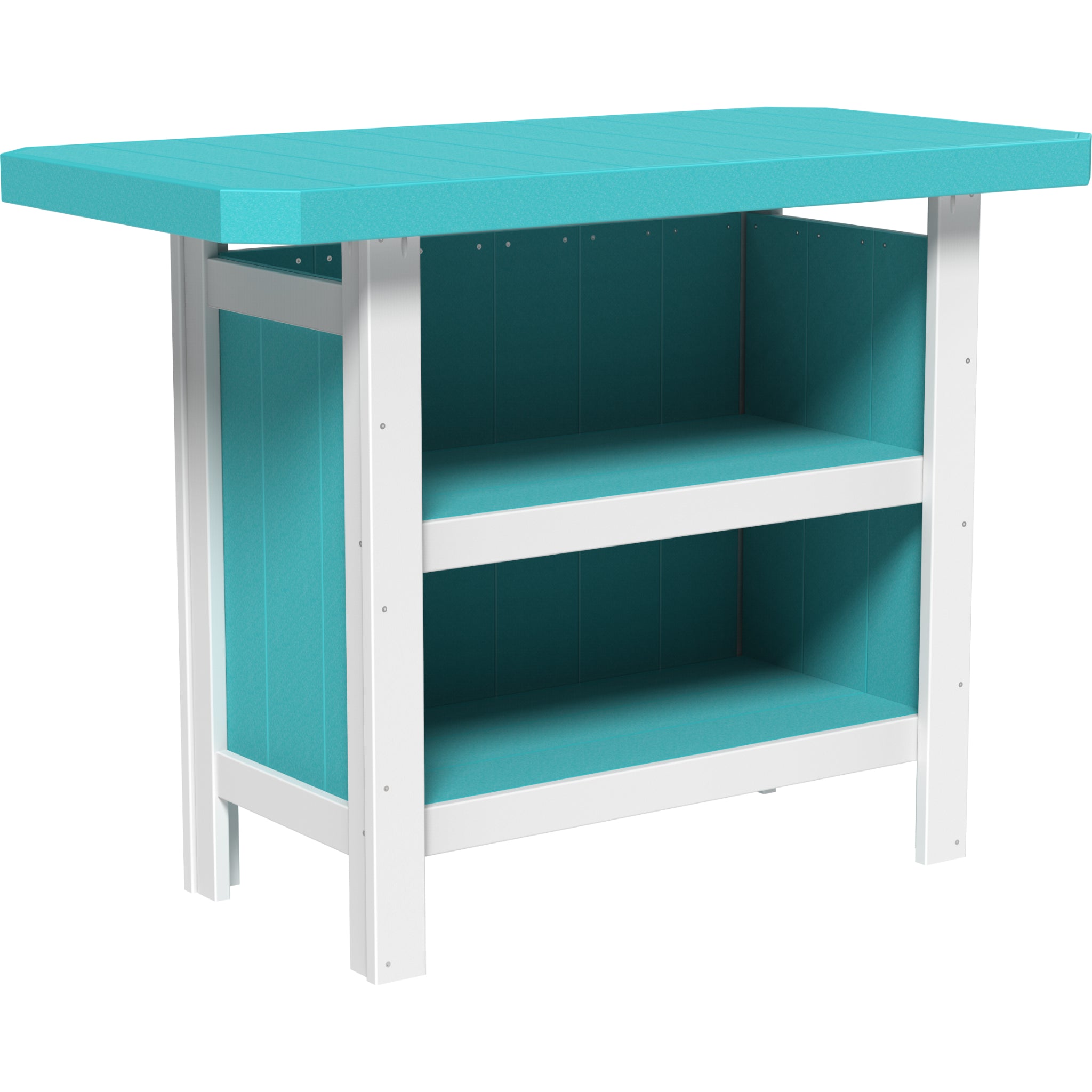 LuxCraft Serving Bar – Outdoor Poly Patio Bar Table (PSB)