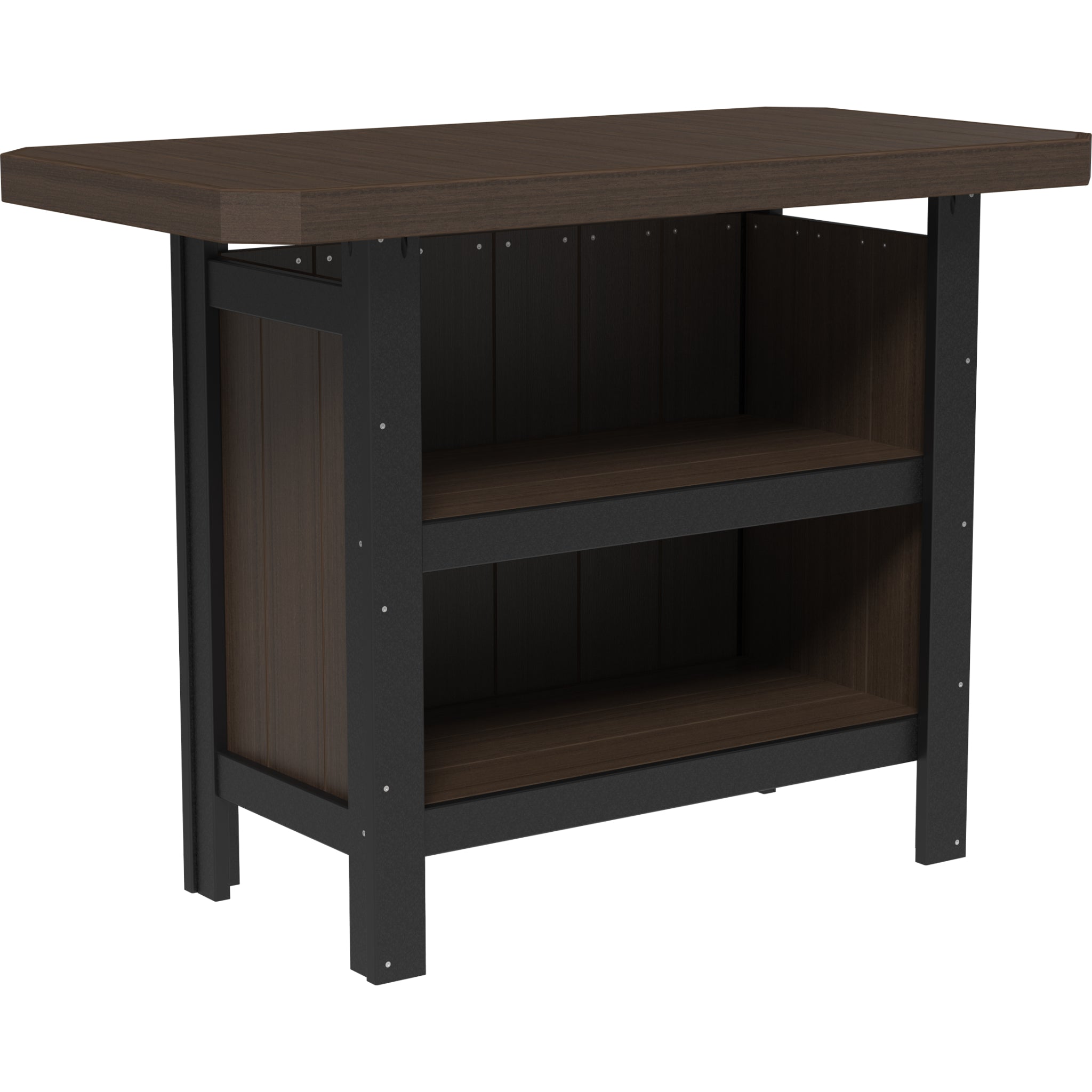 LuxCraft Serving Bar – Outdoor Poly Patio Bar Table (PSB)