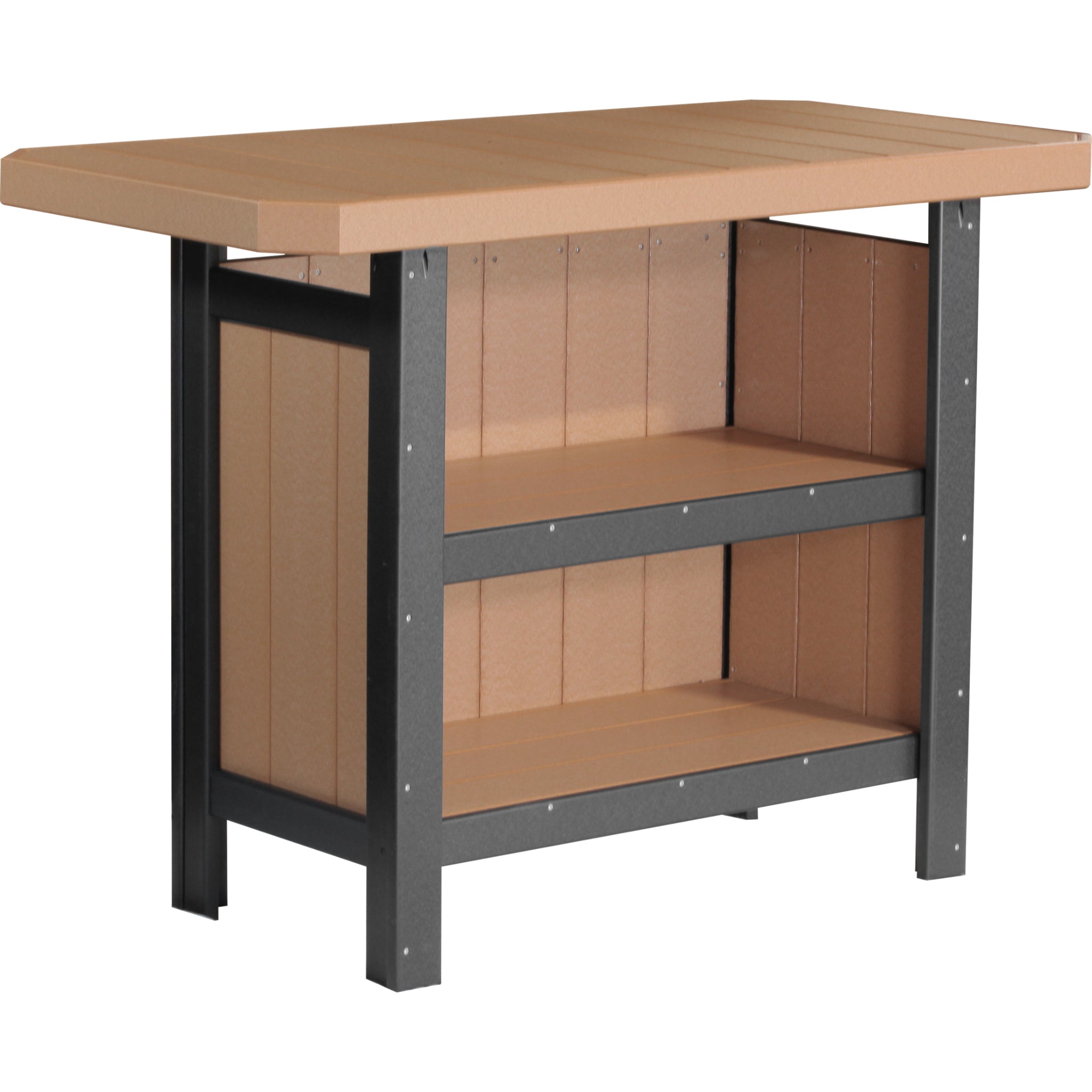 LuxCraft Serving Bar – Outdoor Poly Patio Bar Table (PSB)