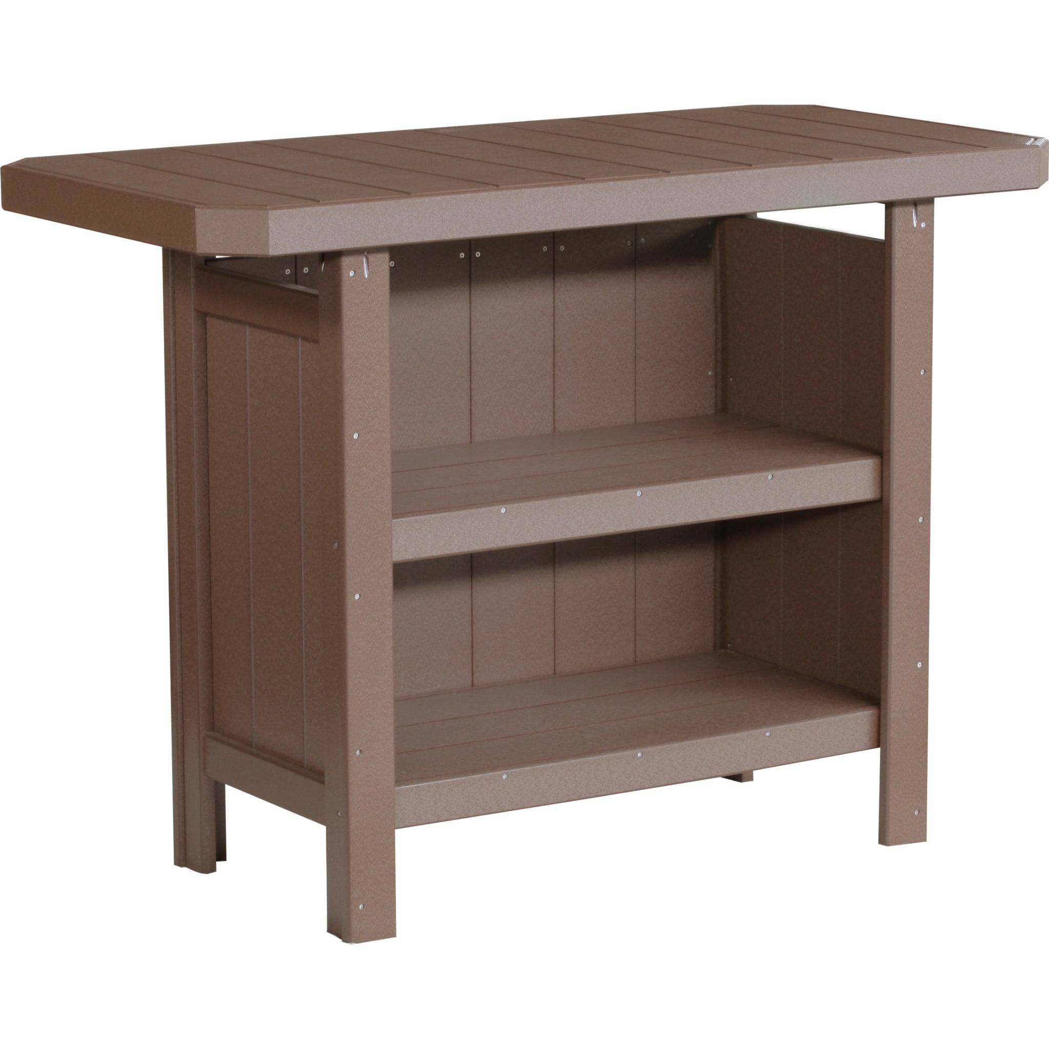 LuxCraft Serving Bar – Outdoor Poly Patio Bar Table (PSB)