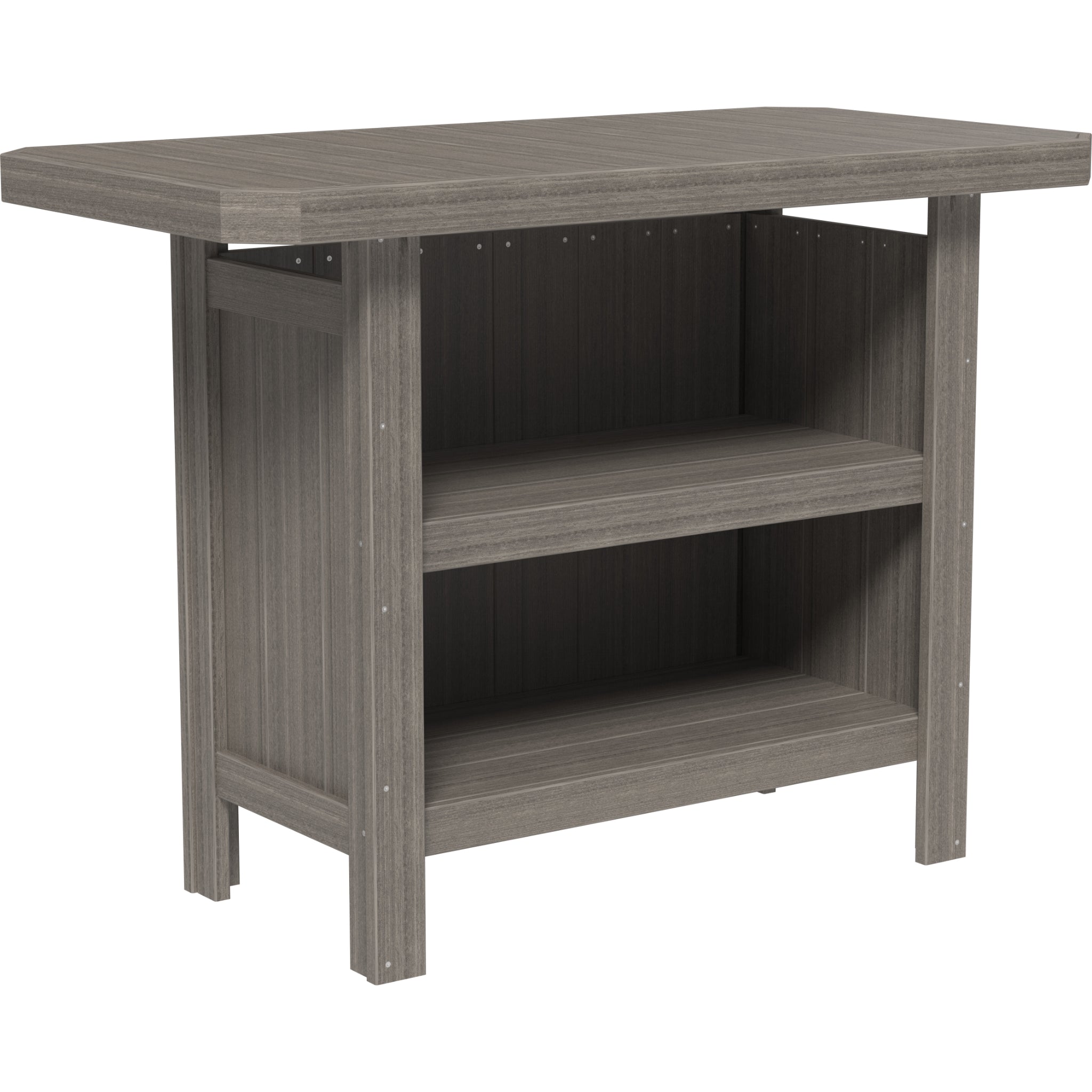 LuxCraft Serving Bar – Outdoor Poly Patio Bar Table (PSB)