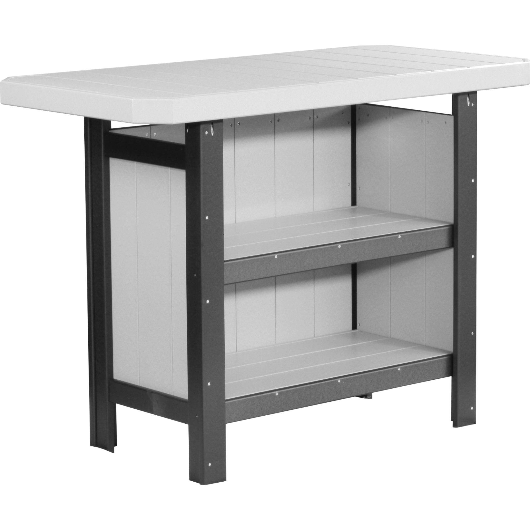 LuxCraft Serving Bar – Outdoor Poly Patio Bar Table (PSB)