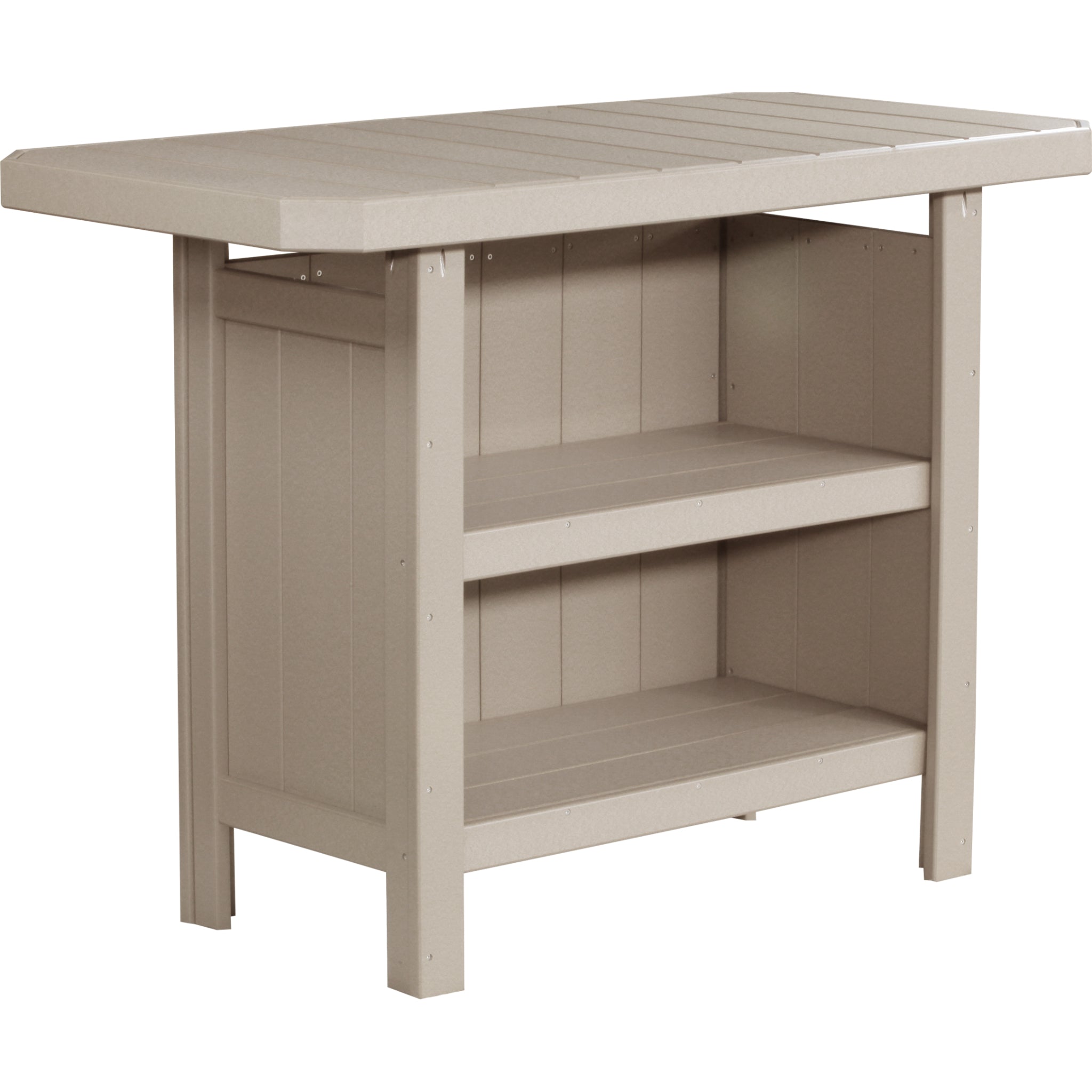 LuxCraft Serving Bar – Outdoor Poly Patio Bar Table (PSB)