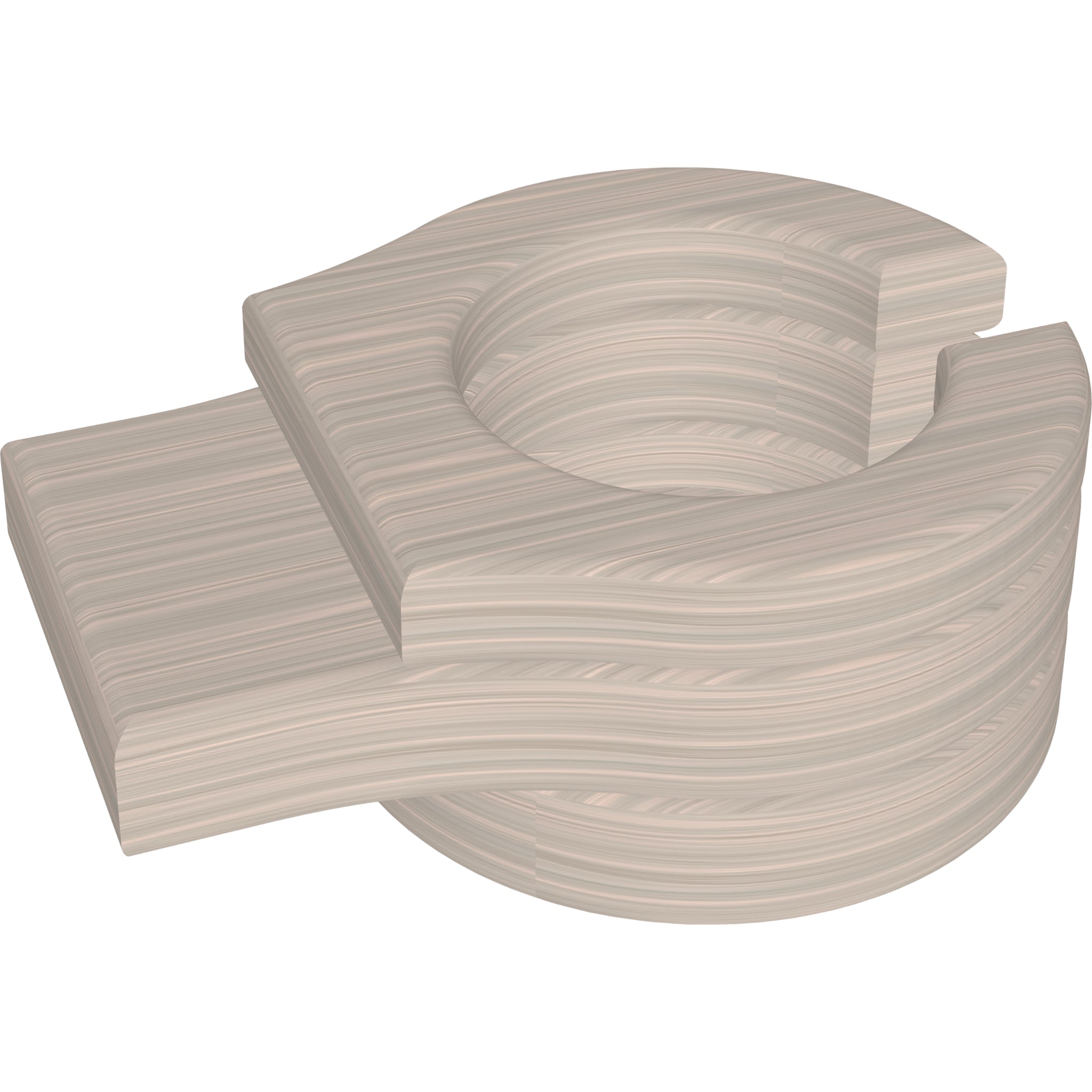 LuxCraft Cup Holder (Stationary) – Outdoor Poly Patio Accessory (PSCH)
