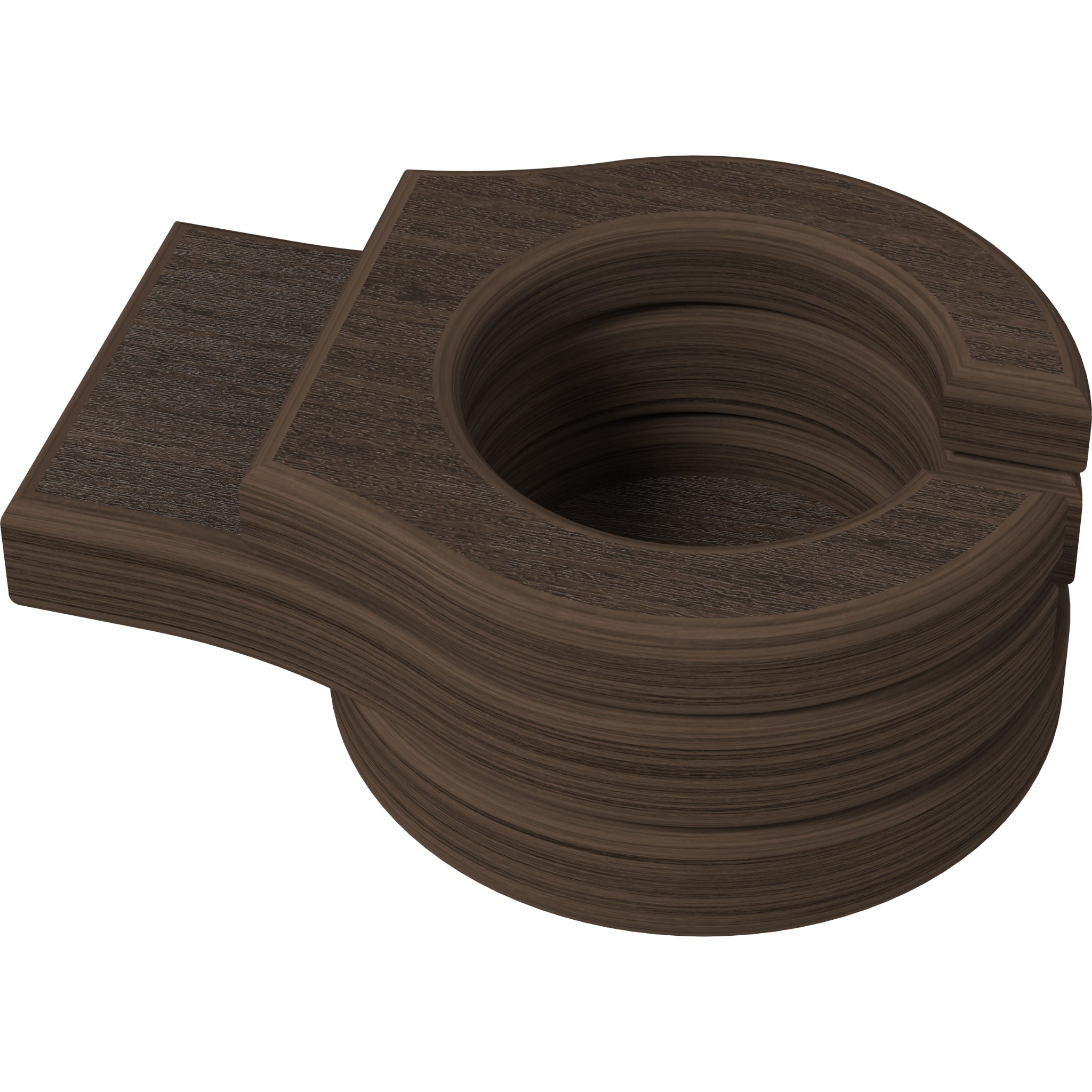 LuxCraft Cup Holder (Stationary) – Outdoor Poly Patio Accessory (PSCH)