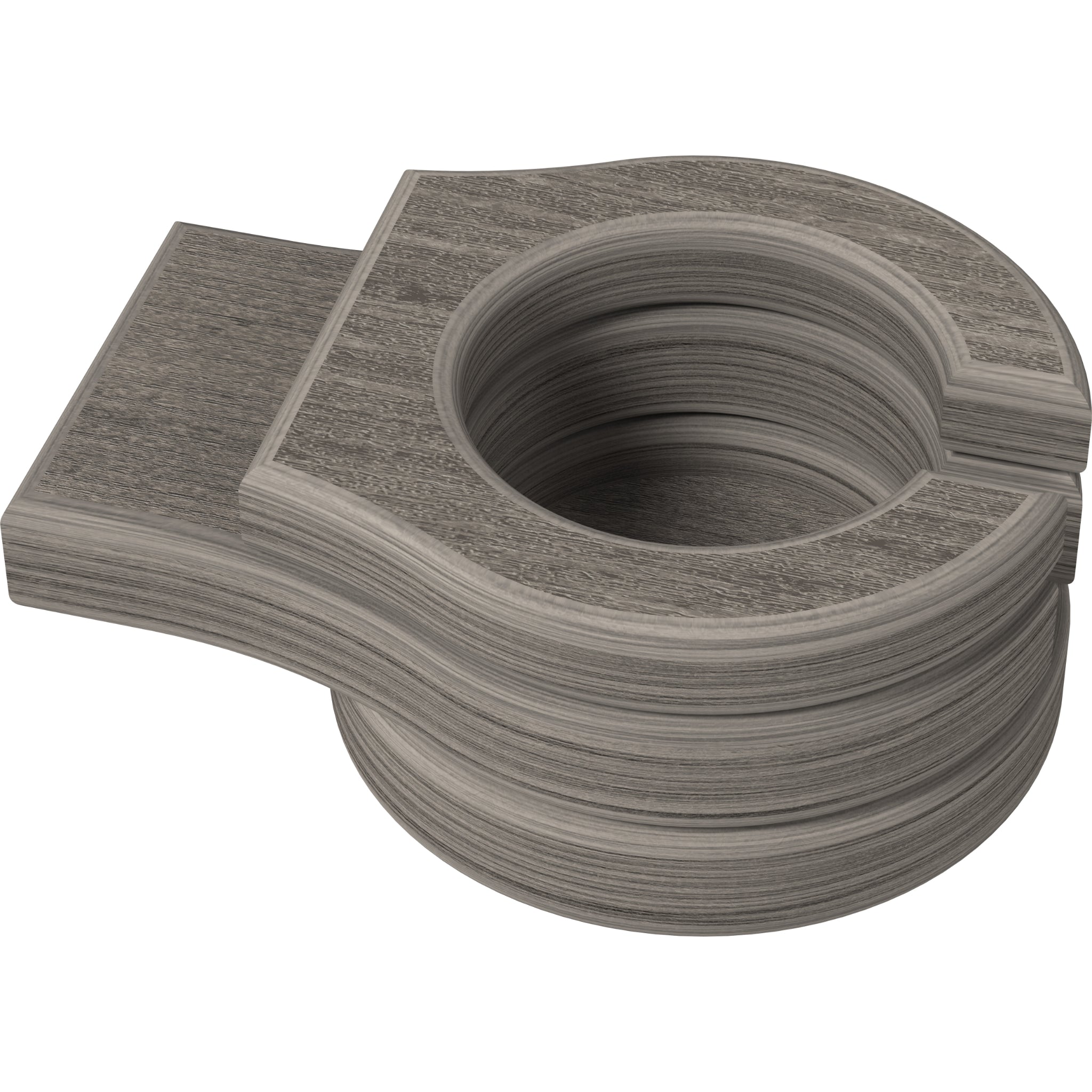LuxCraft Cup Holder (Stationary) – Outdoor Poly Patio Accessory (PSCH)