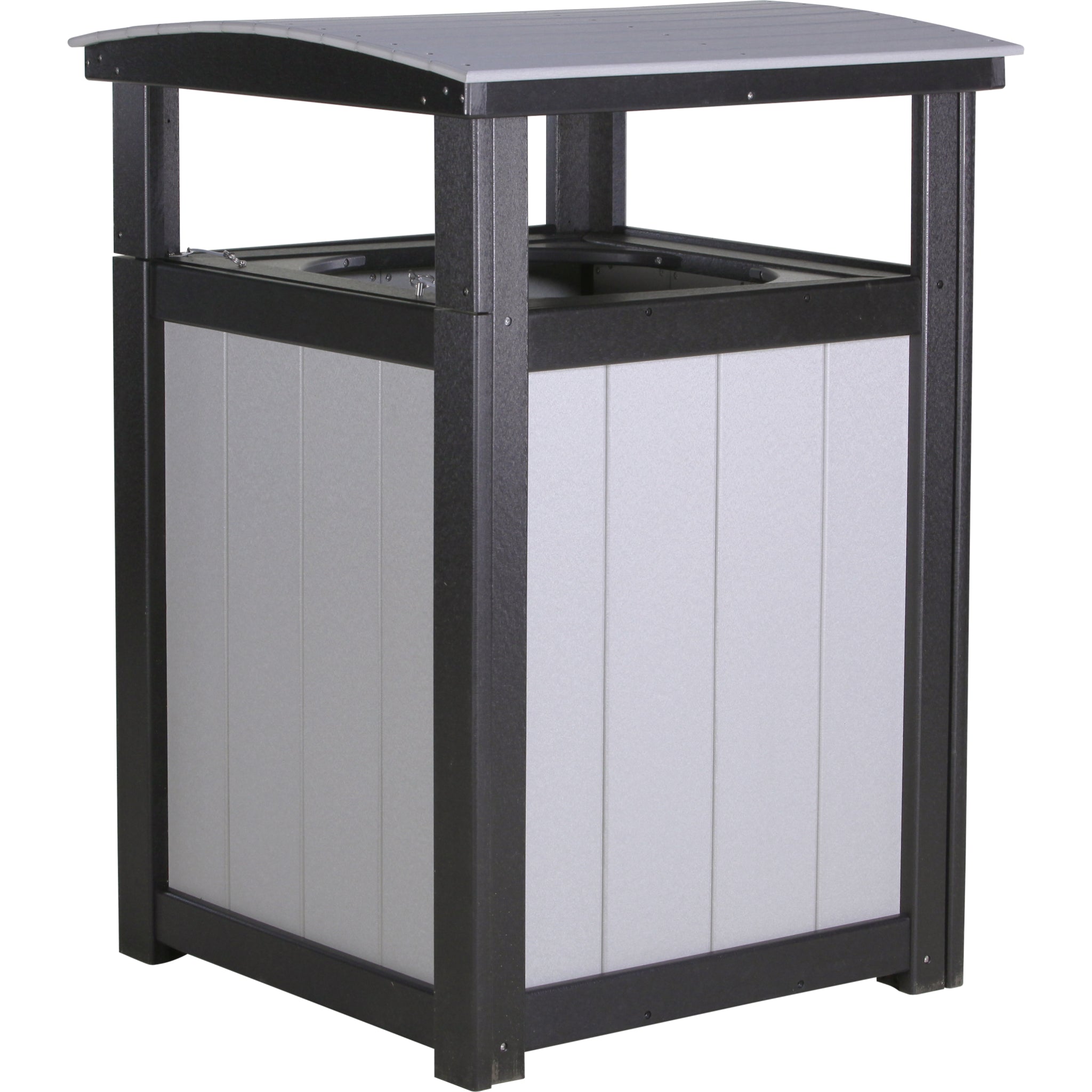 LuxCraft Trash Can – Outdoor Poly Patio Trash Bin (PTC)