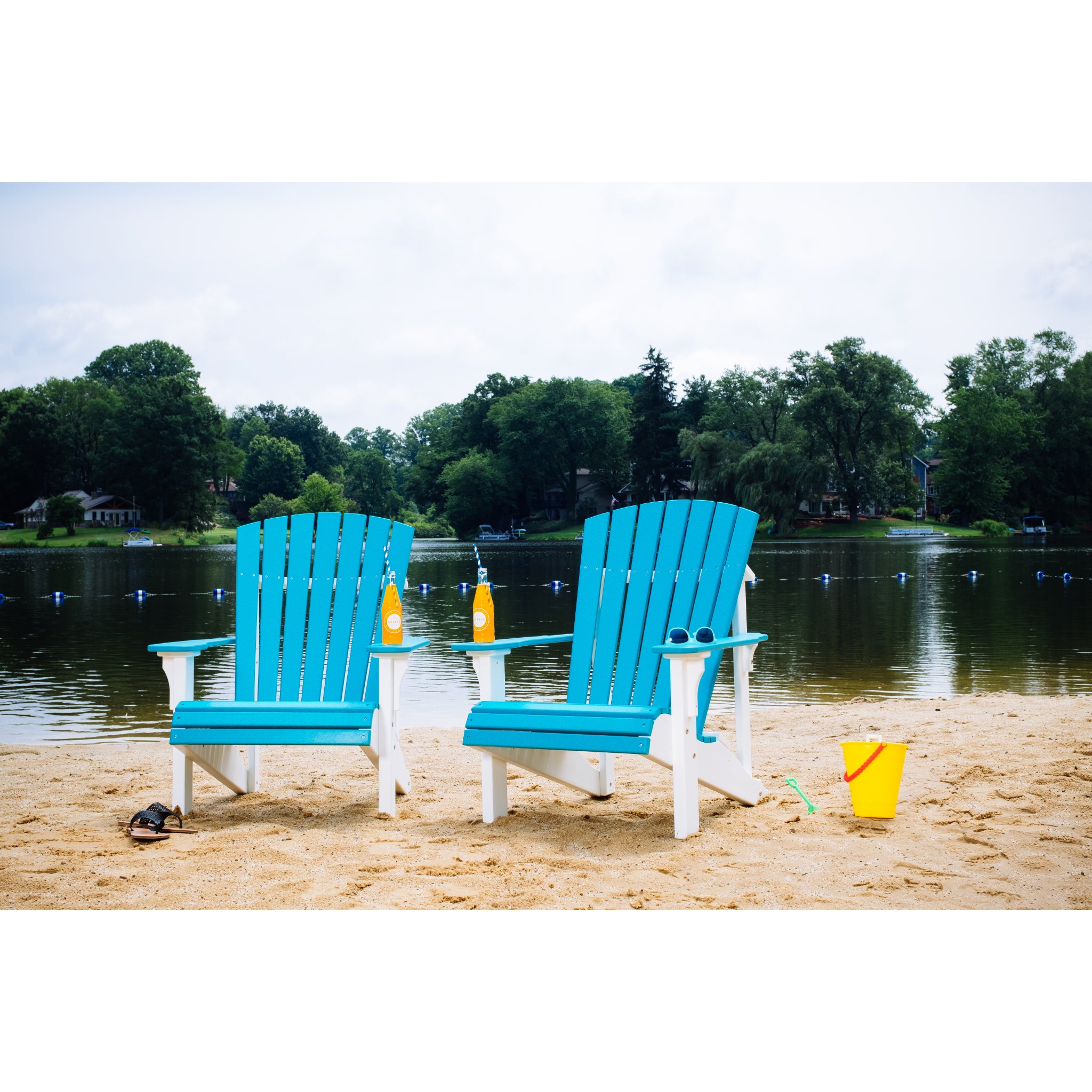 LuxCraft Deluxe Adirondack Chair – Outdoor Poly Lounge Chair (PDAC)