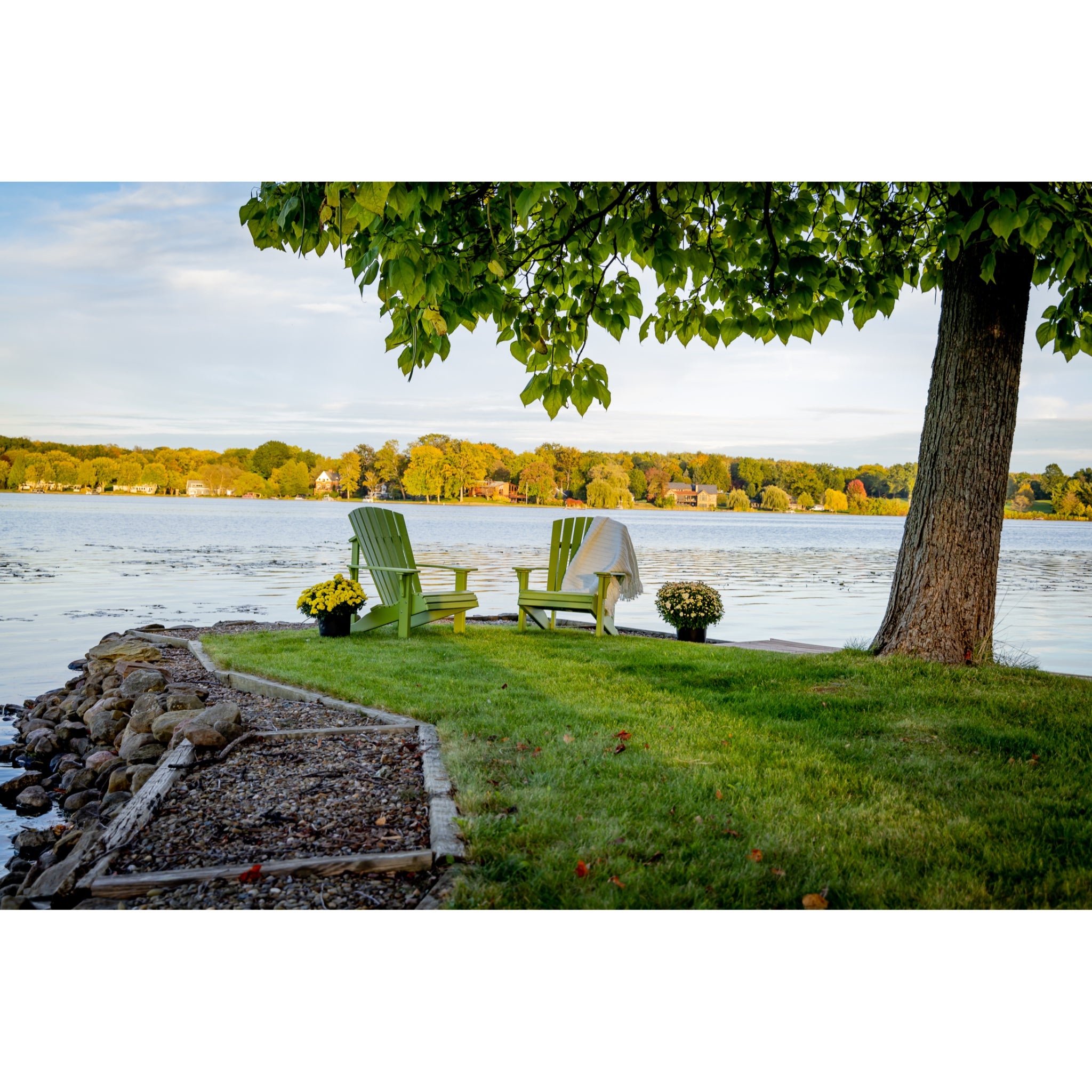 LuxCraft Deluxe Adirondack Chair – Outdoor Poly Lounge Chair (PDAC)