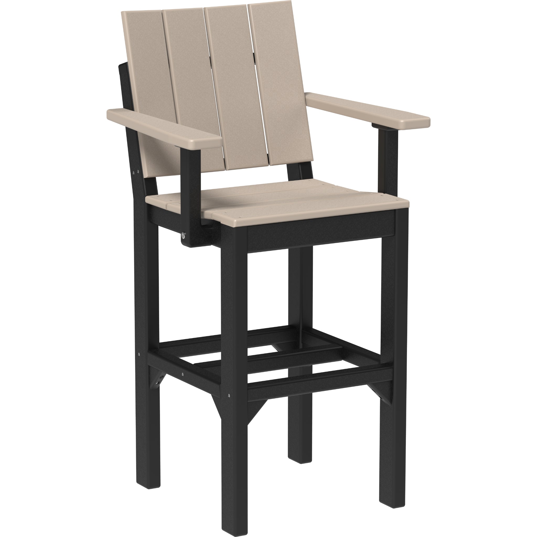 LuxCraft Urban Arm Chair – Outdoor Poly Bar Chair (UARC)