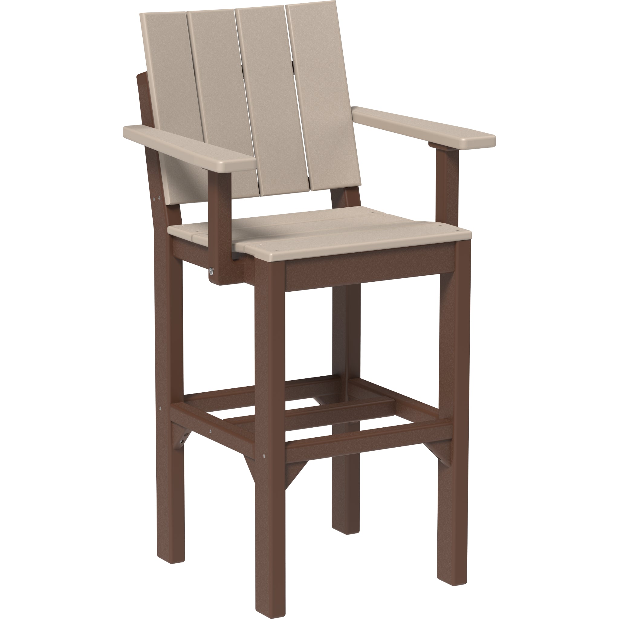 LuxCraft Urban Arm Chair – Outdoor Poly Bar Chair (UARC)
