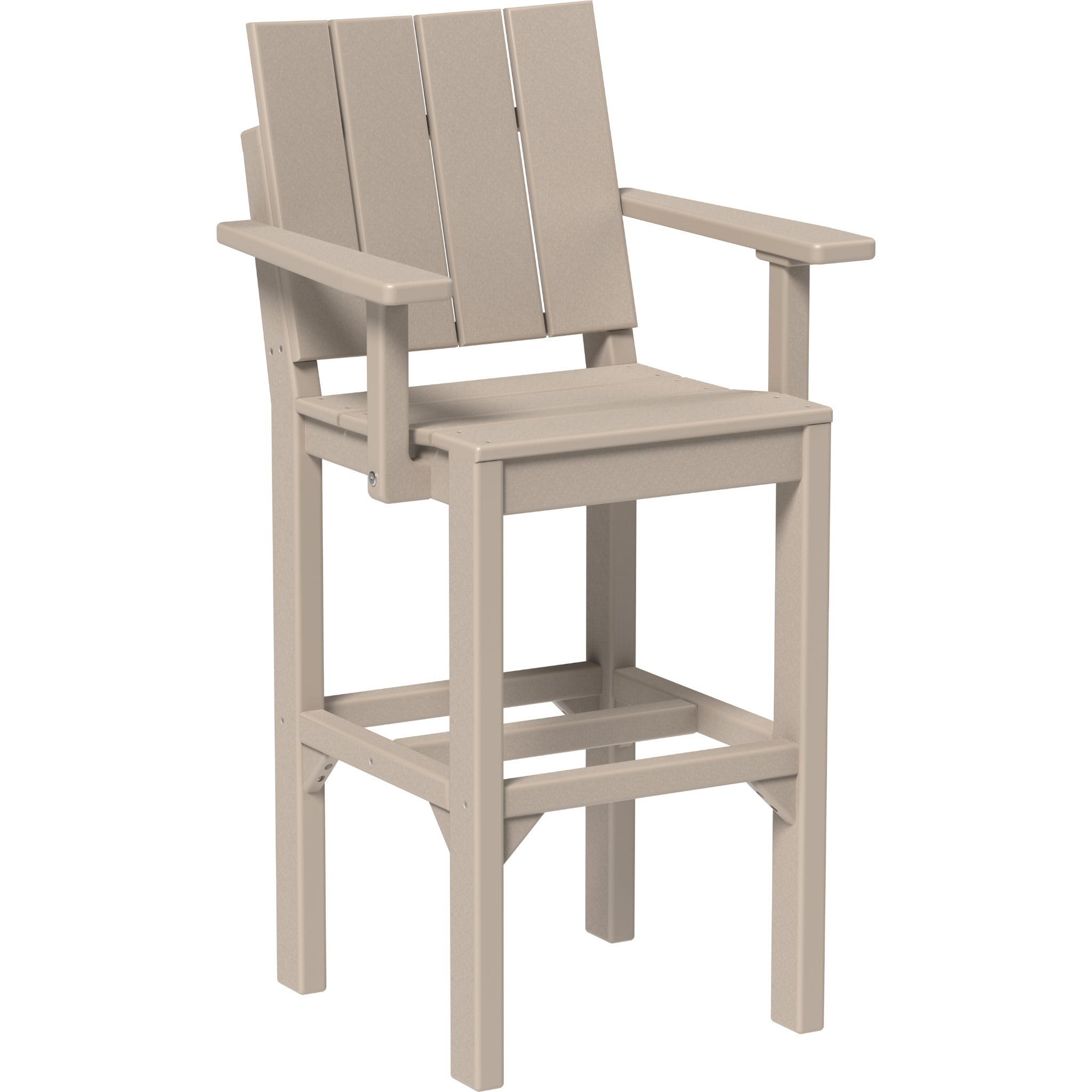 LuxCraft Urban Arm Chair – Outdoor Poly Bar Chair (UARC)