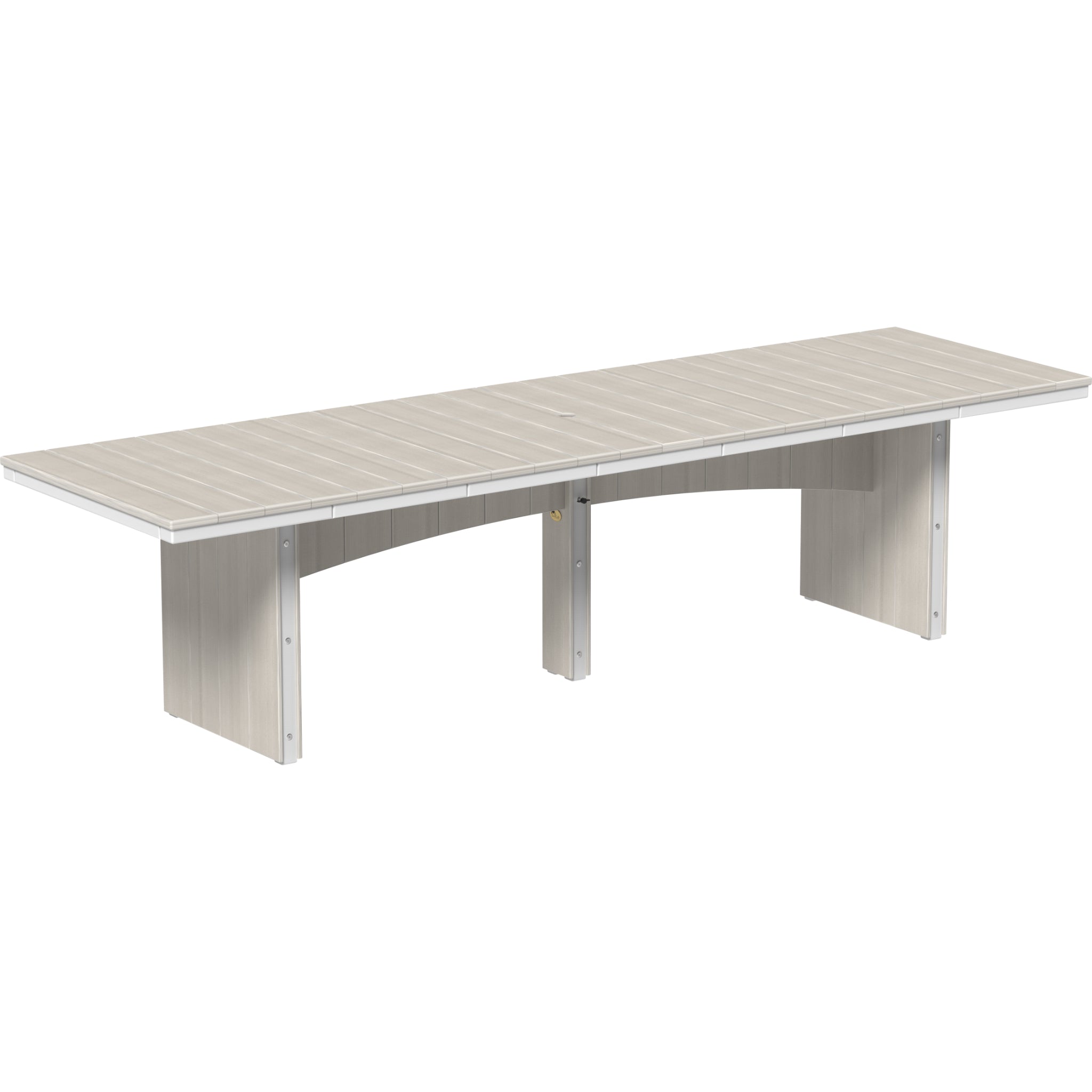 LuxCraft Urban 3’ x 10’ Rectangular Dining Table – Outdoor Poly Patio Counter Height Table (UDT310R)