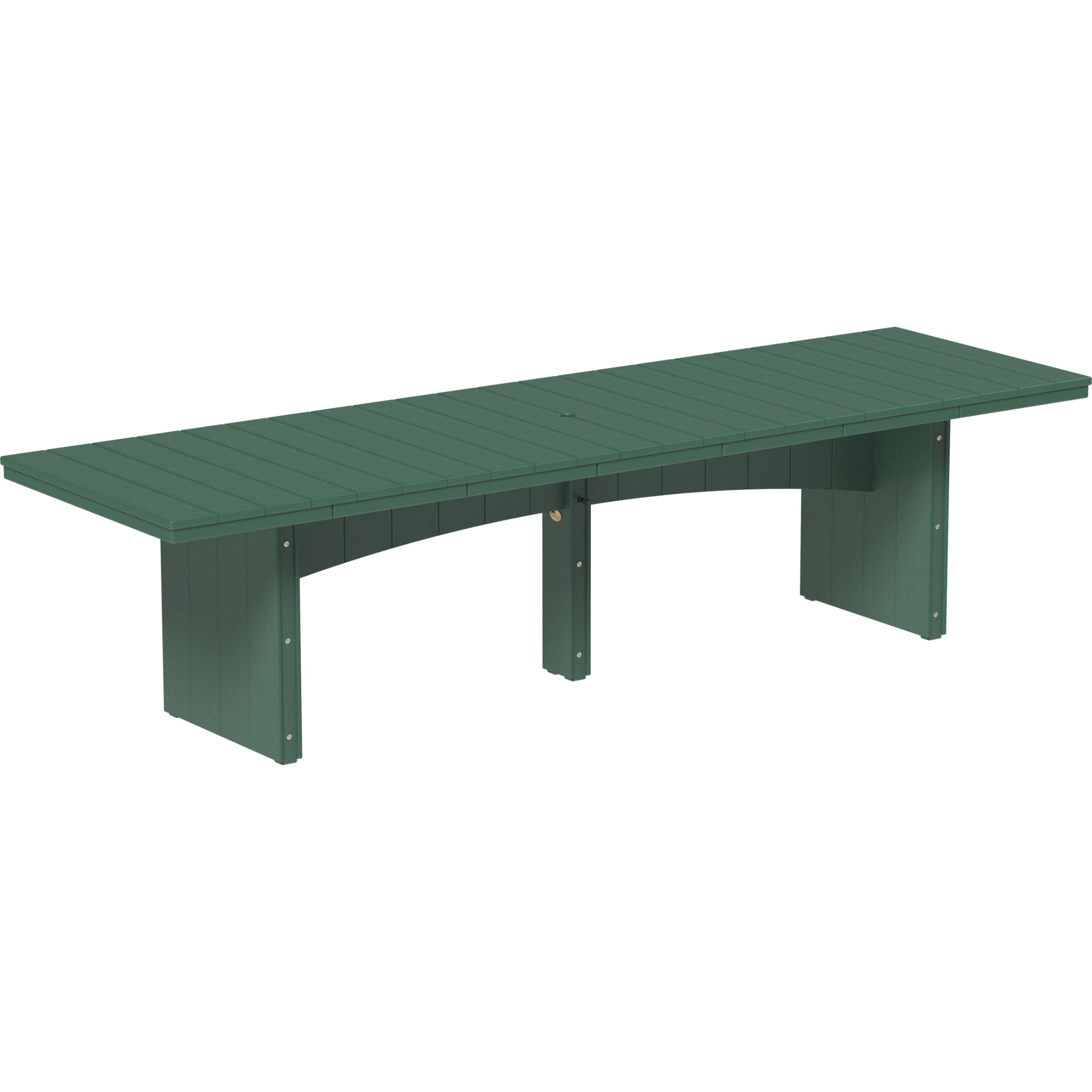 LuxCraft Urban 3’ x 10’ Rectangular Dining Table – Outdoor Poly Patio Bar Height Table (UDT310R)