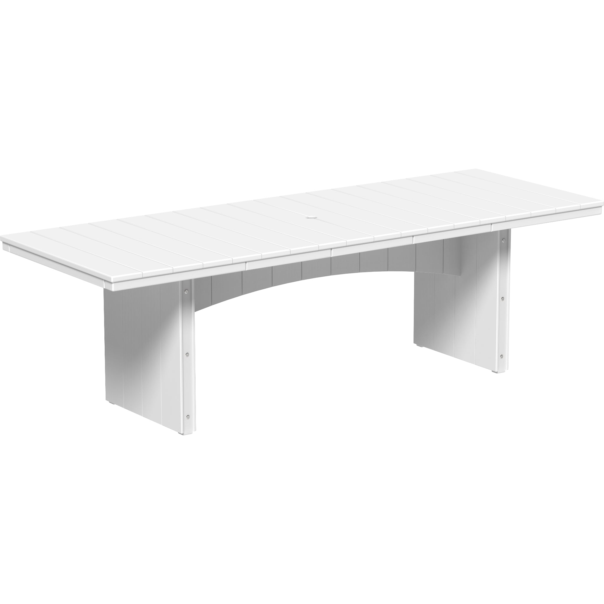 LuxCraft Urban 3′ x 8′ Rectangular Dining Table – Outdoor Poly Patio Table (UDT38R)