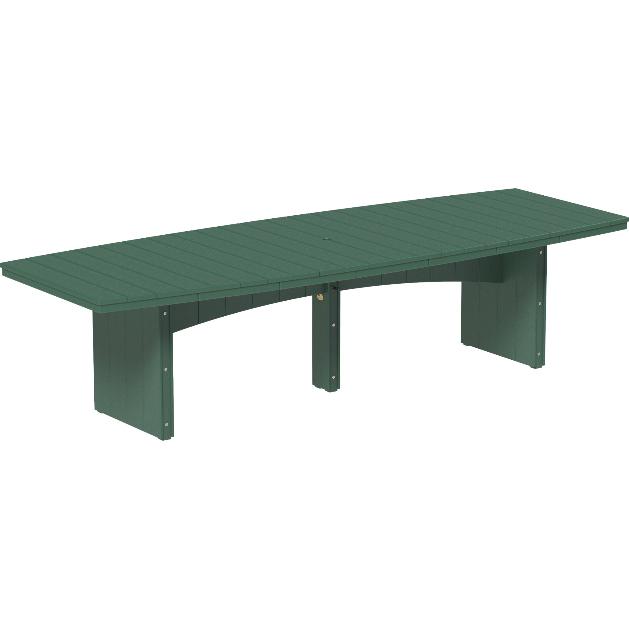 LuxCraft Urban 4’ x 10’ Oval Dining Table – Outdoor Poly Patio Dining Table (UDT410O)